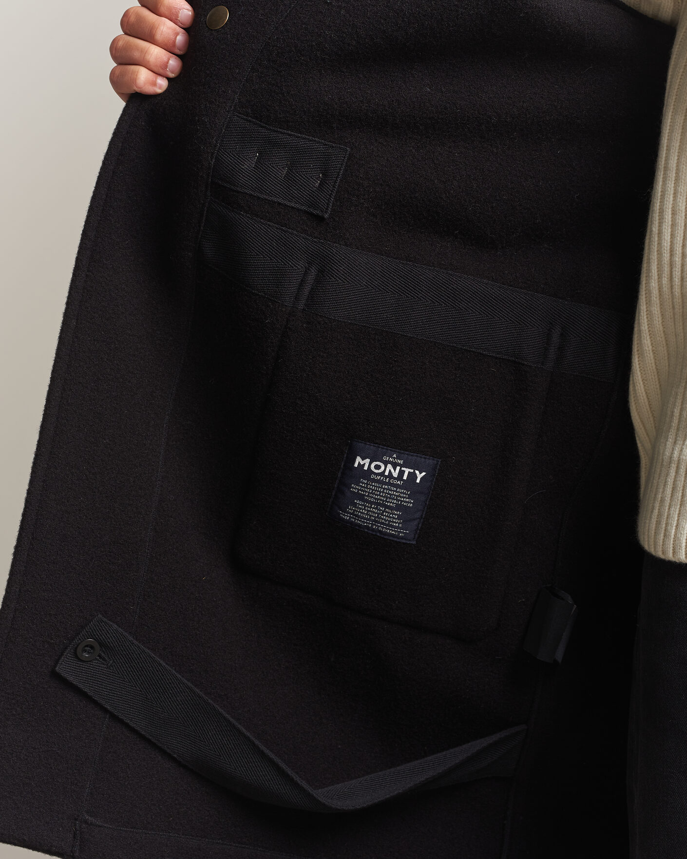 Herren | Jacken | Gloverall | 575 Monty Original Duffle Coat Black