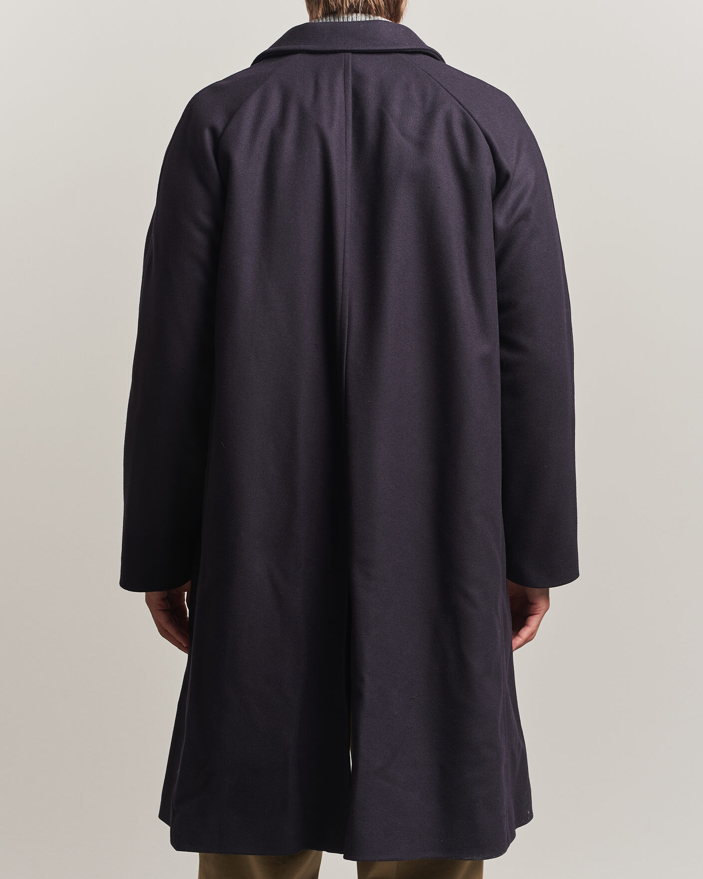 Herren | Jacken | Gloverall | Chesterfield Wool/Cashmere Refined Coat Navy
