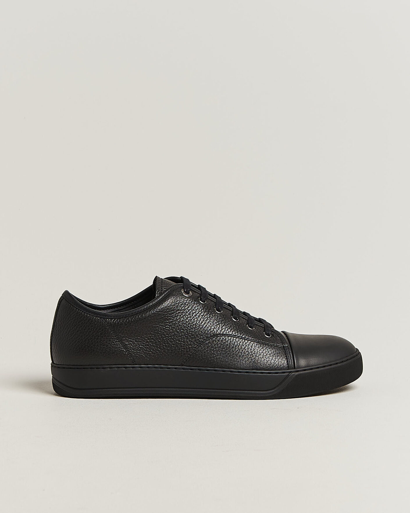 Herren | Sneaker | Lanvin | DBB1 Grain Leather Cap Toe Sneaker Black