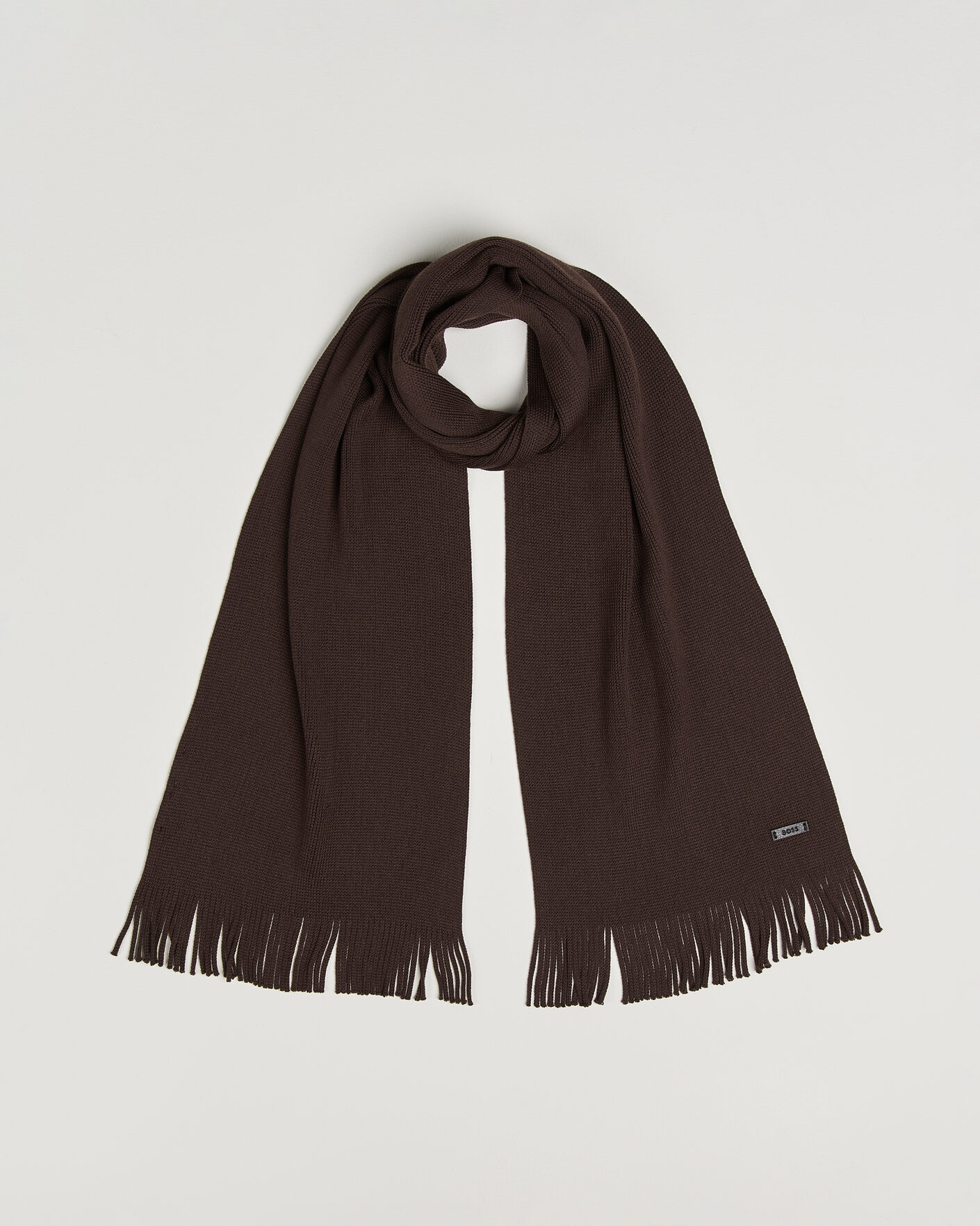 Herren | Schals | BOSS BLACK | Albas Wool Scarf Dark Brown