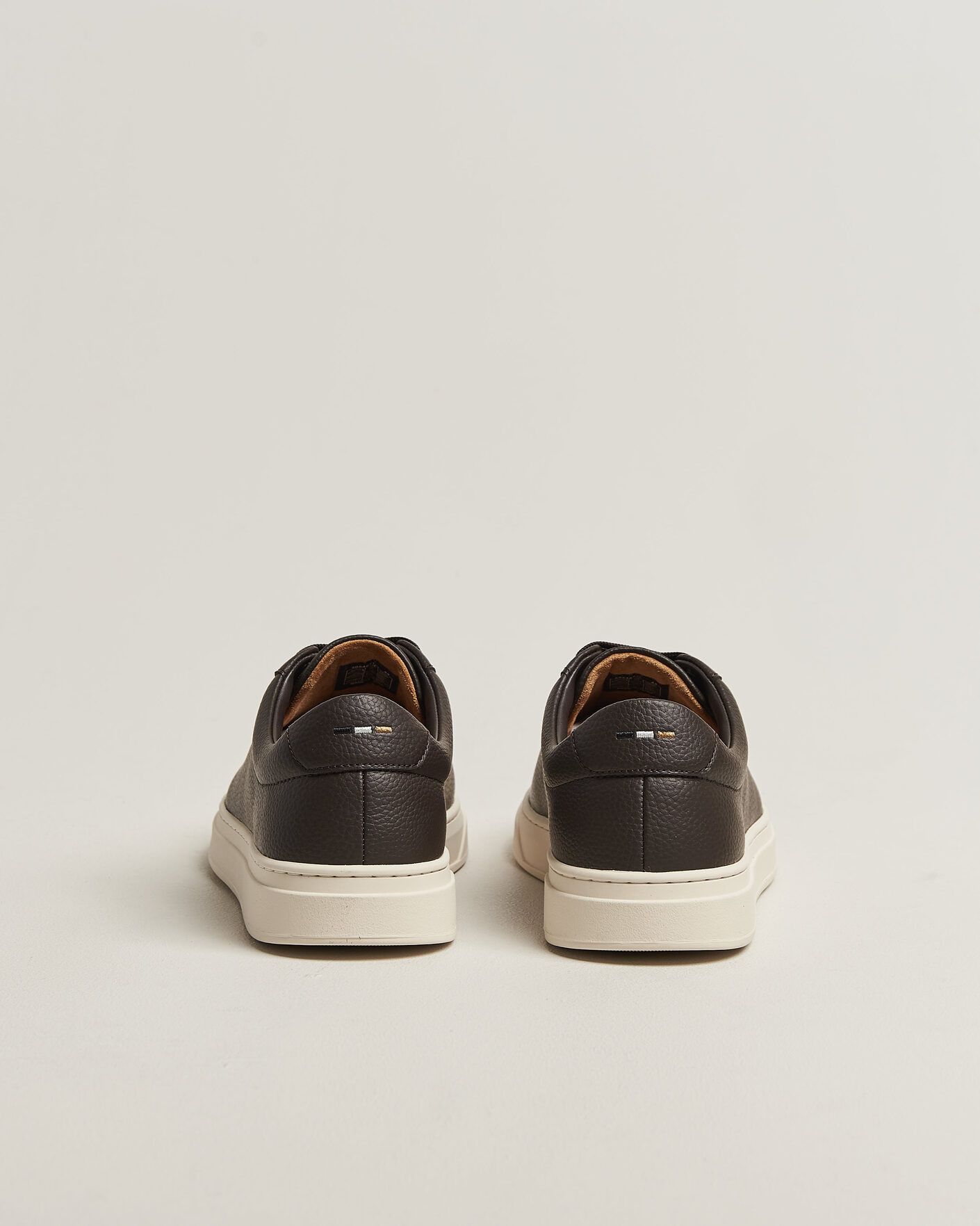 Herren | Sneaker | BOSS BLACK | Kieran Grained Leather Sneaker Dark Brown