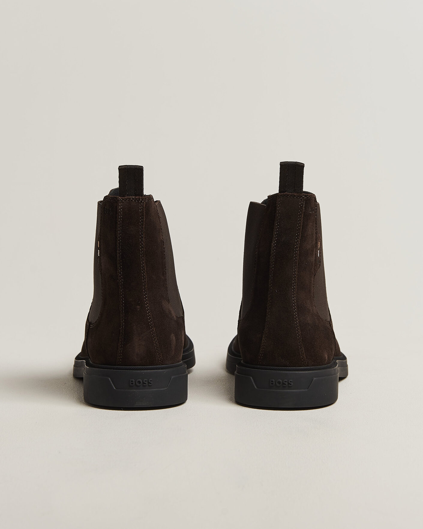 Herren | Boots | BOSS BLACK | Calev Suede Chelsea Boot Dark Brown