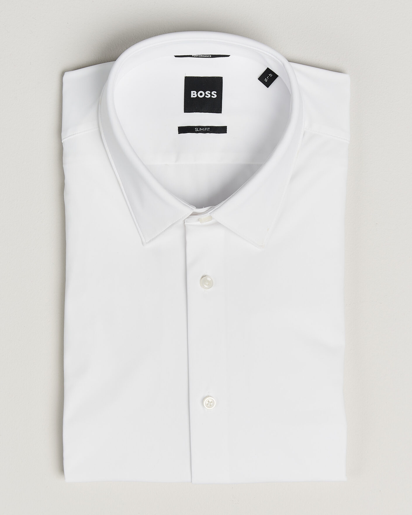 Herren | Hemden | BOSS BLACK | Hank 4-Way Stretch Shirt White