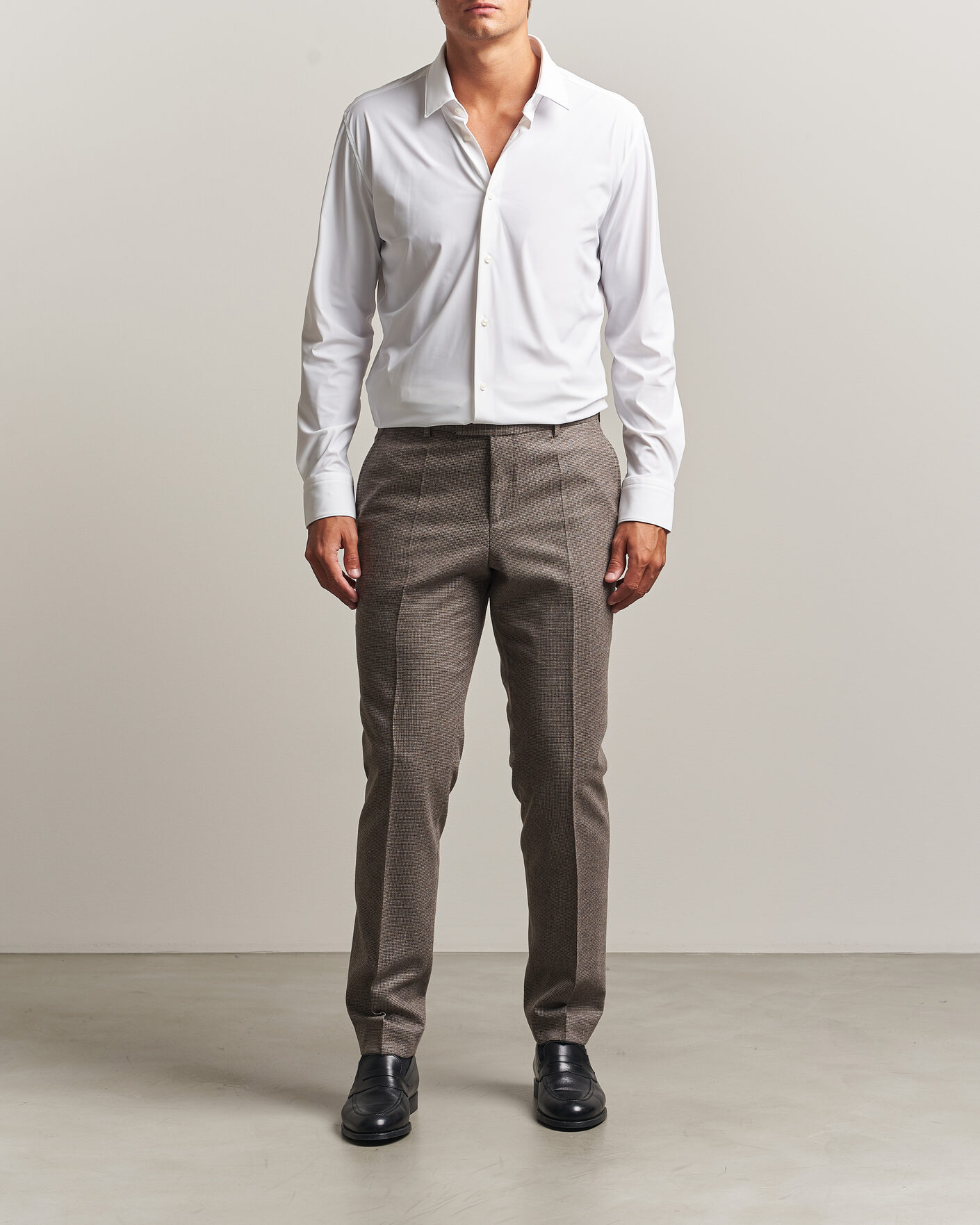 Herren | Hemden | BOSS BLACK | Hank 4-Way Stretch Shirt White