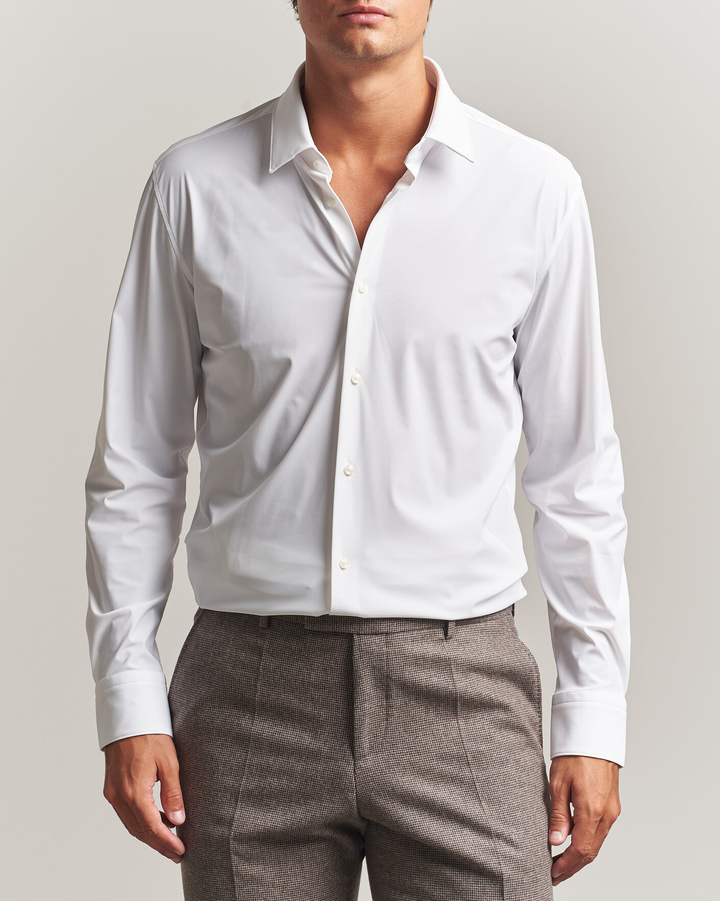 Herren | Hemden | BOSS BLACK | Hank 4-Way Stretch Shirt White