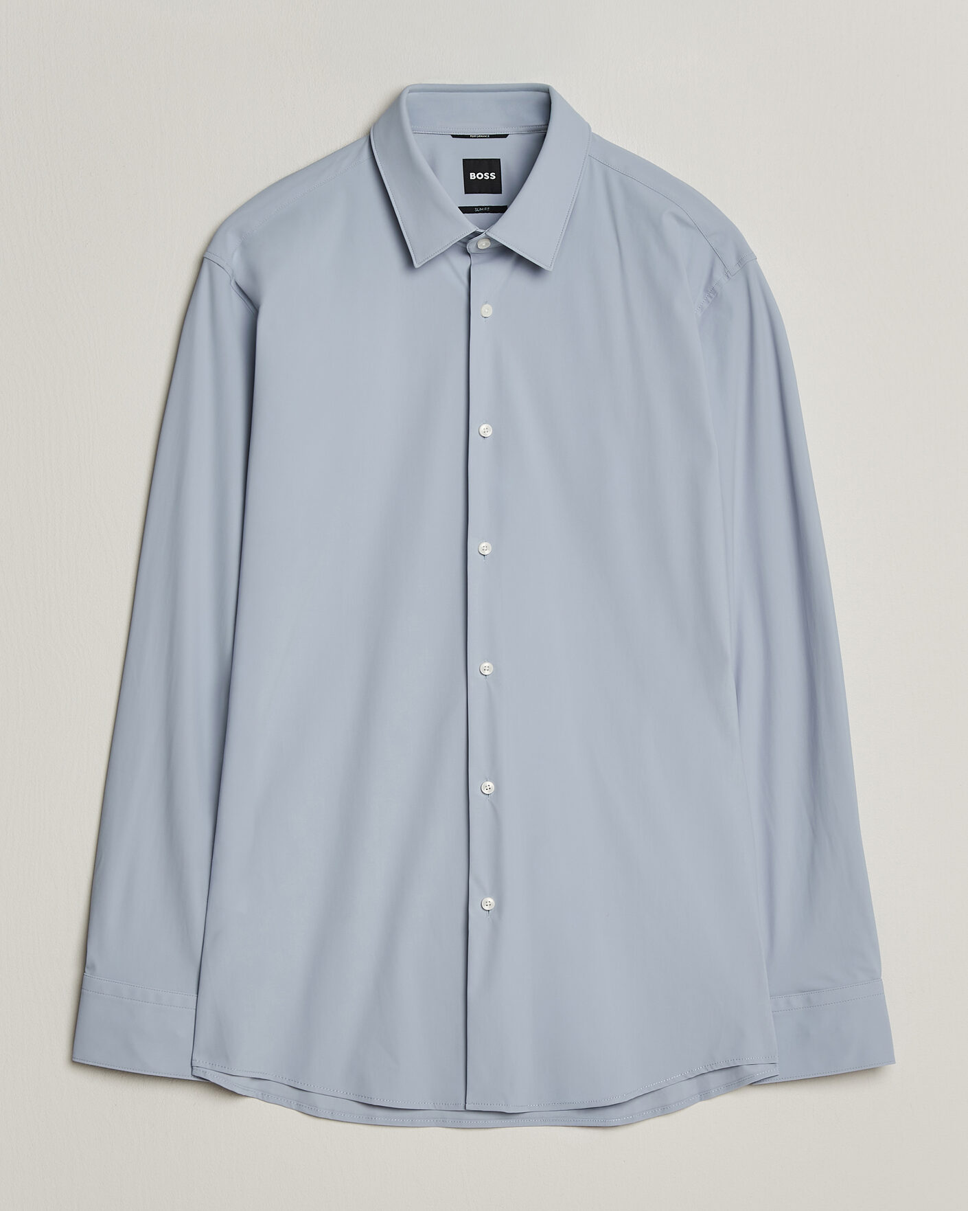 Herren | Hemden | BOSS BLACK | Hank 4-Way Stretch Shirt Light Blue