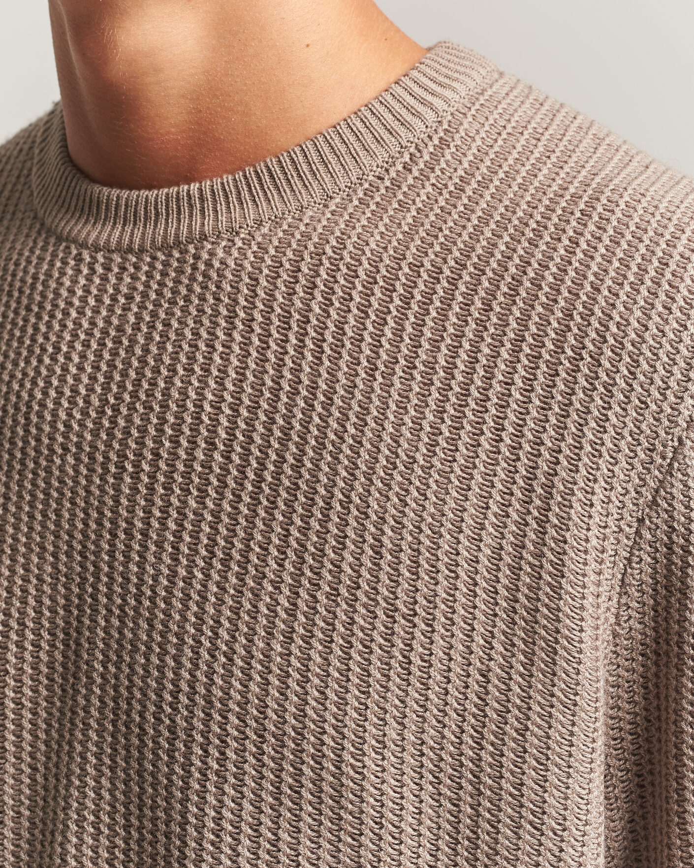 Herren | Pullover | BOSS BLACK | Fiocchetto Wool/Cashmere Crew Neck Open Brown