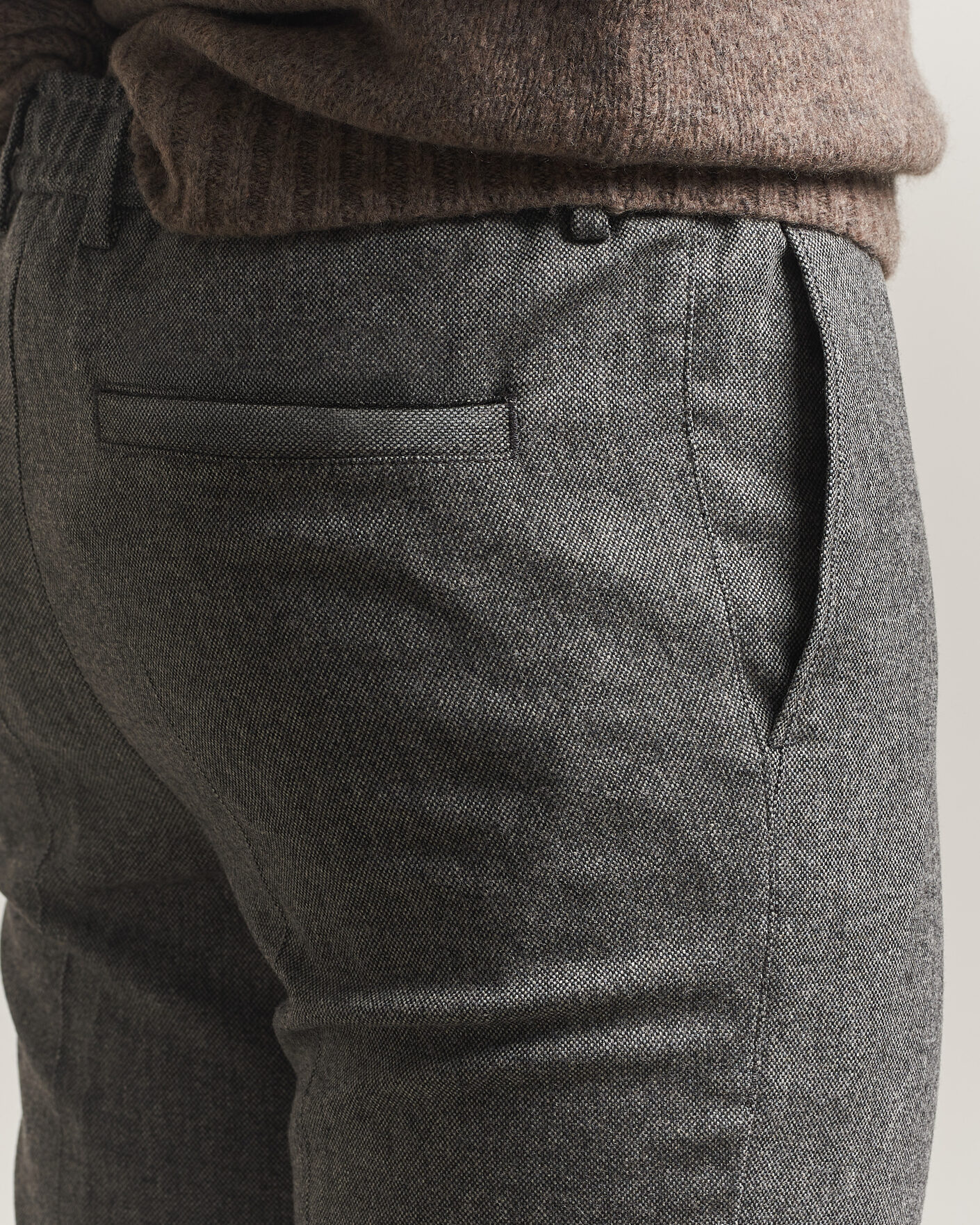 Herren | Hosen | BOSS BLACK | Kane Brushed Drawstring Trousers Medium Grey