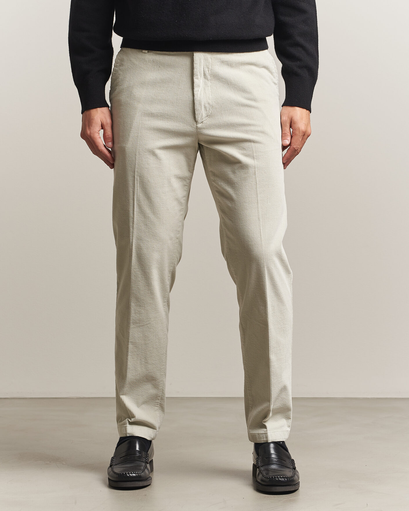 Herren | Hosen | BOSS BLACK | Kane Structured Cotton Chino Open White
