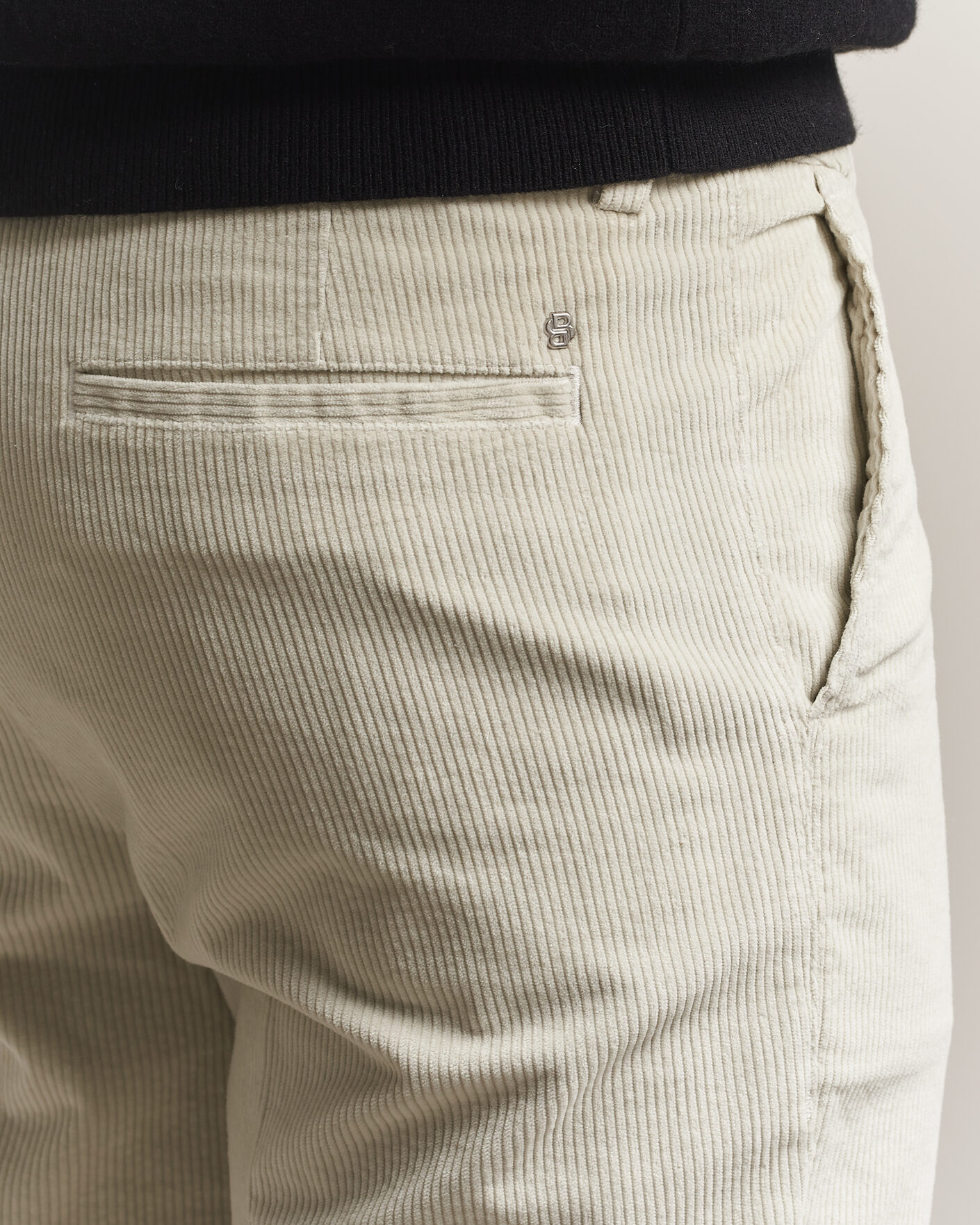 Herren | Hosen | BOSS BLACK | Kane Structured Cotton Chino Open White
