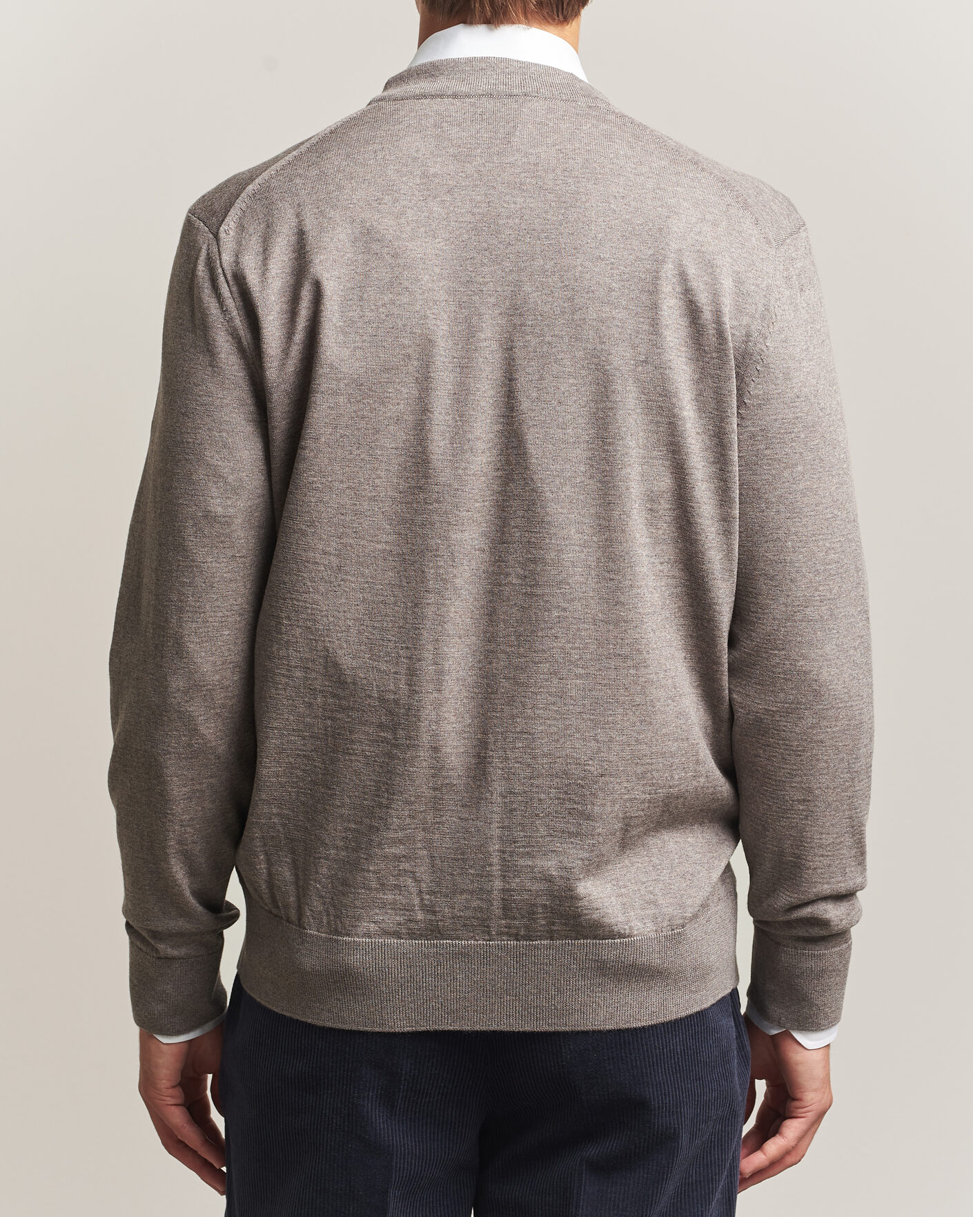 Herren | Pullover | BOSS BLACK | Mardon Wool Cardigan Open Brown