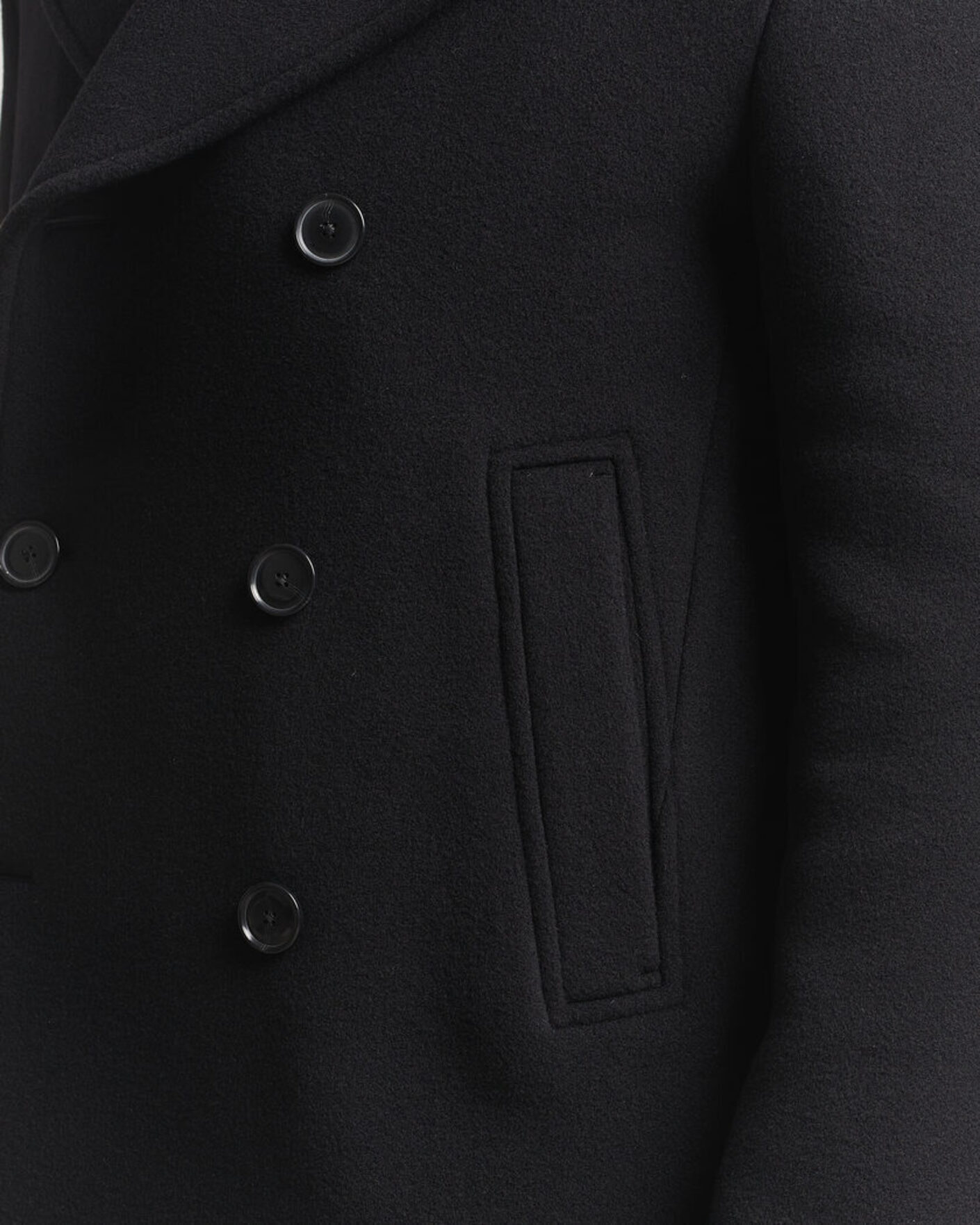 Herren | Jacken | BOSS BLACK | Hyde Wool Peacoat Black