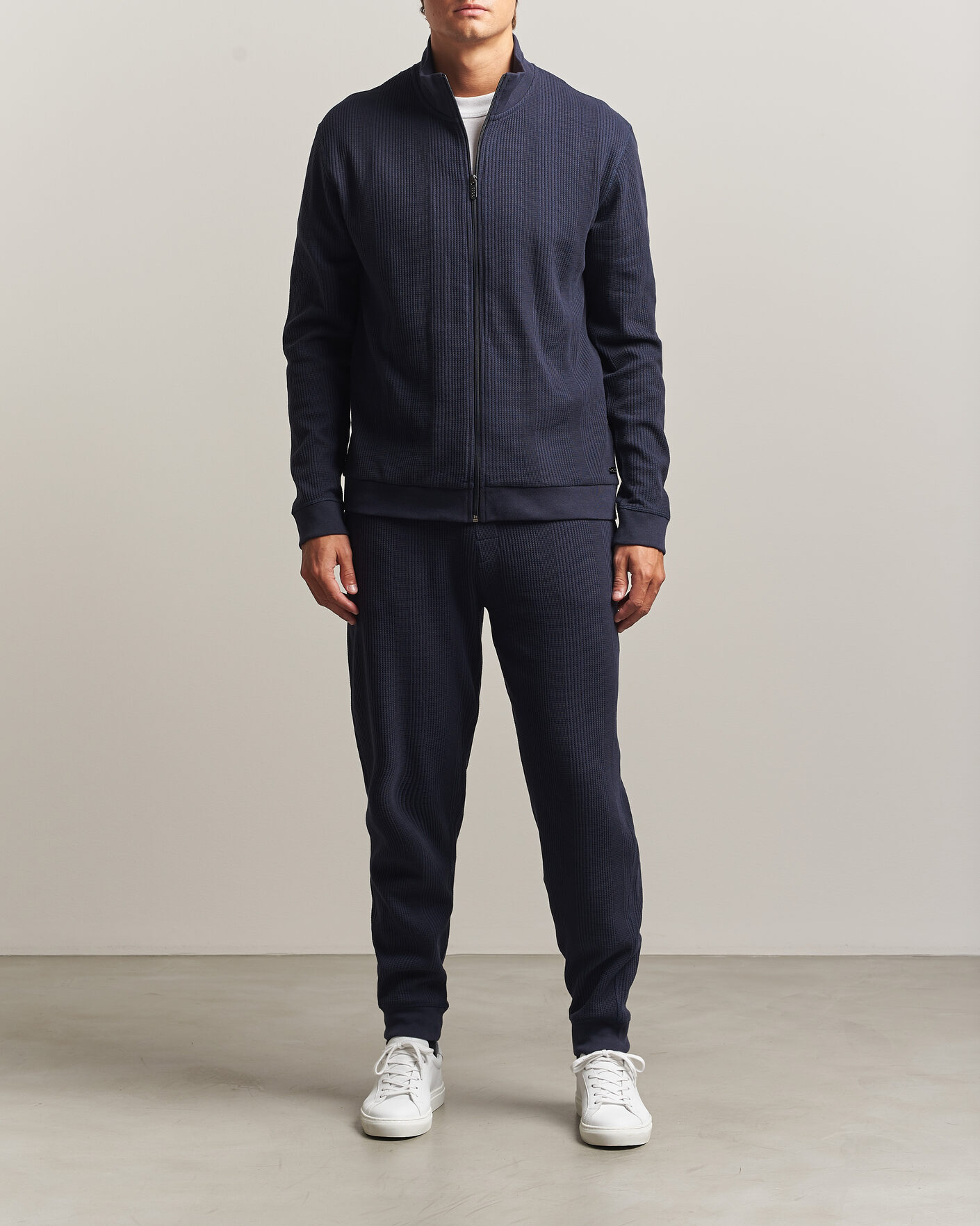 Herren | Hosen | BOSS BLACK | Structured Loungewear Sweatpants Dark Blue
