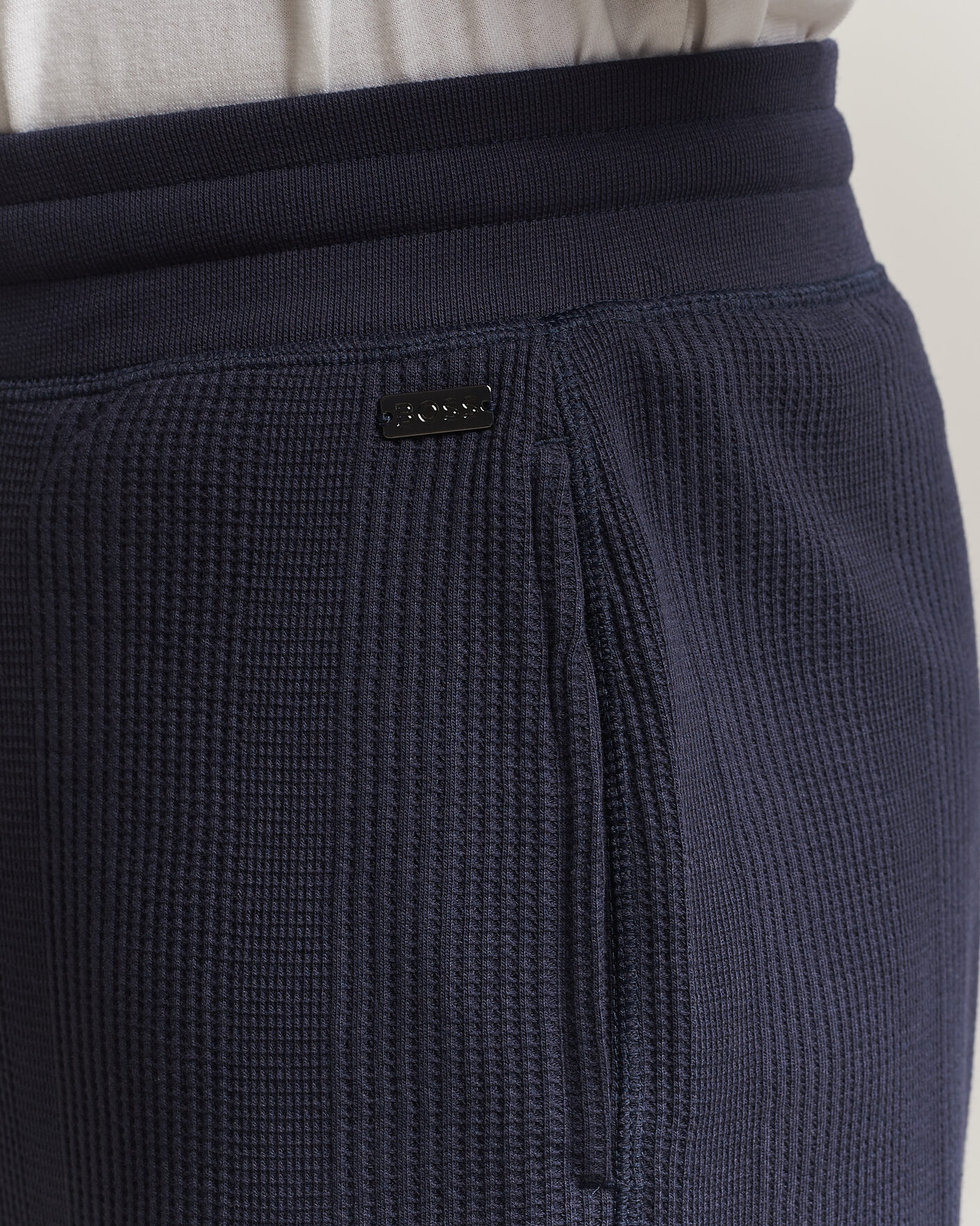 Herren | Hosen | BOSS BLACK | Structured Loungewear Sweatpants Dark Blue