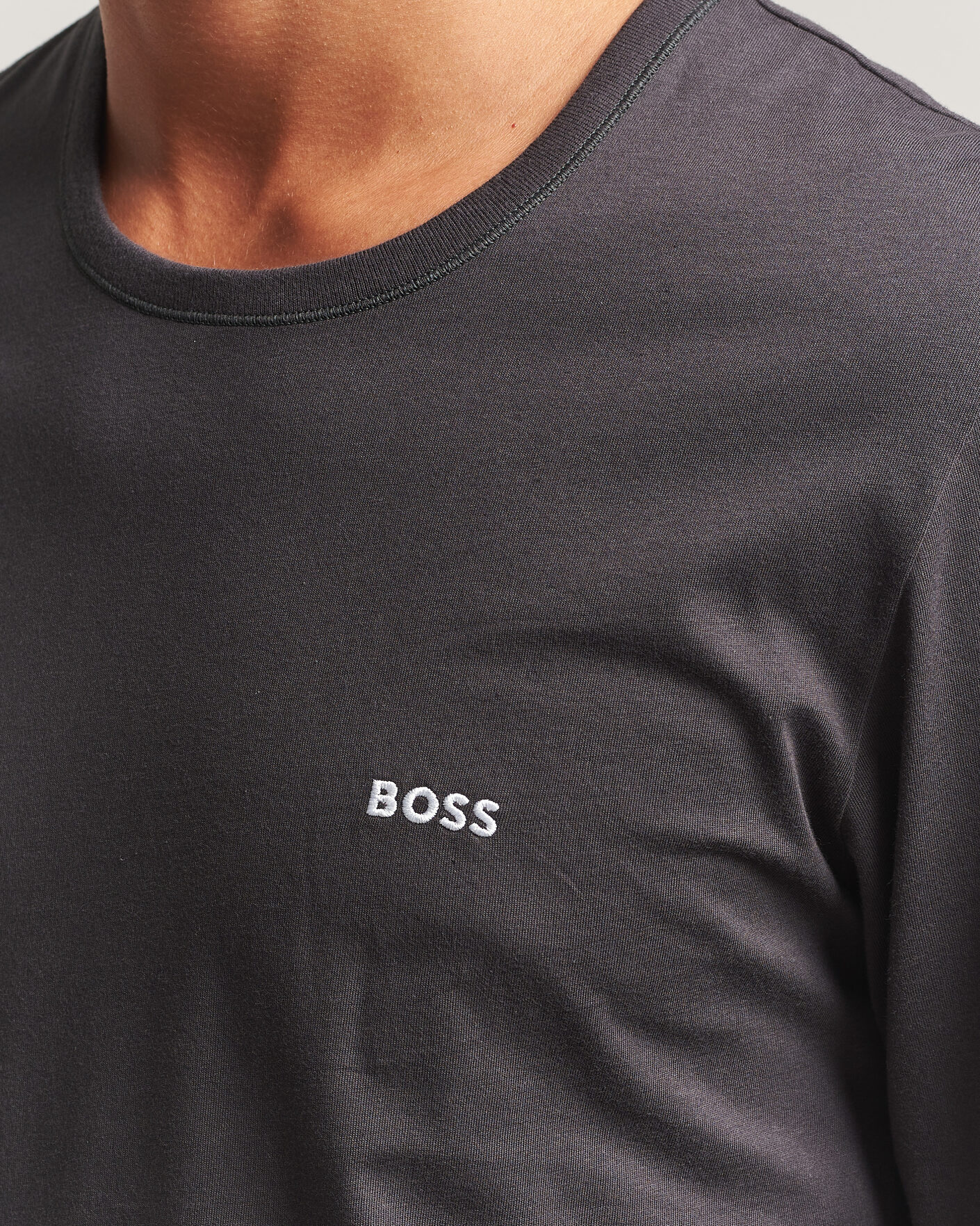 Herren | T-Shirts | BOSS BLACK | 3-Pack Long Sleeve T-Shirt Blue/Navy/Grey