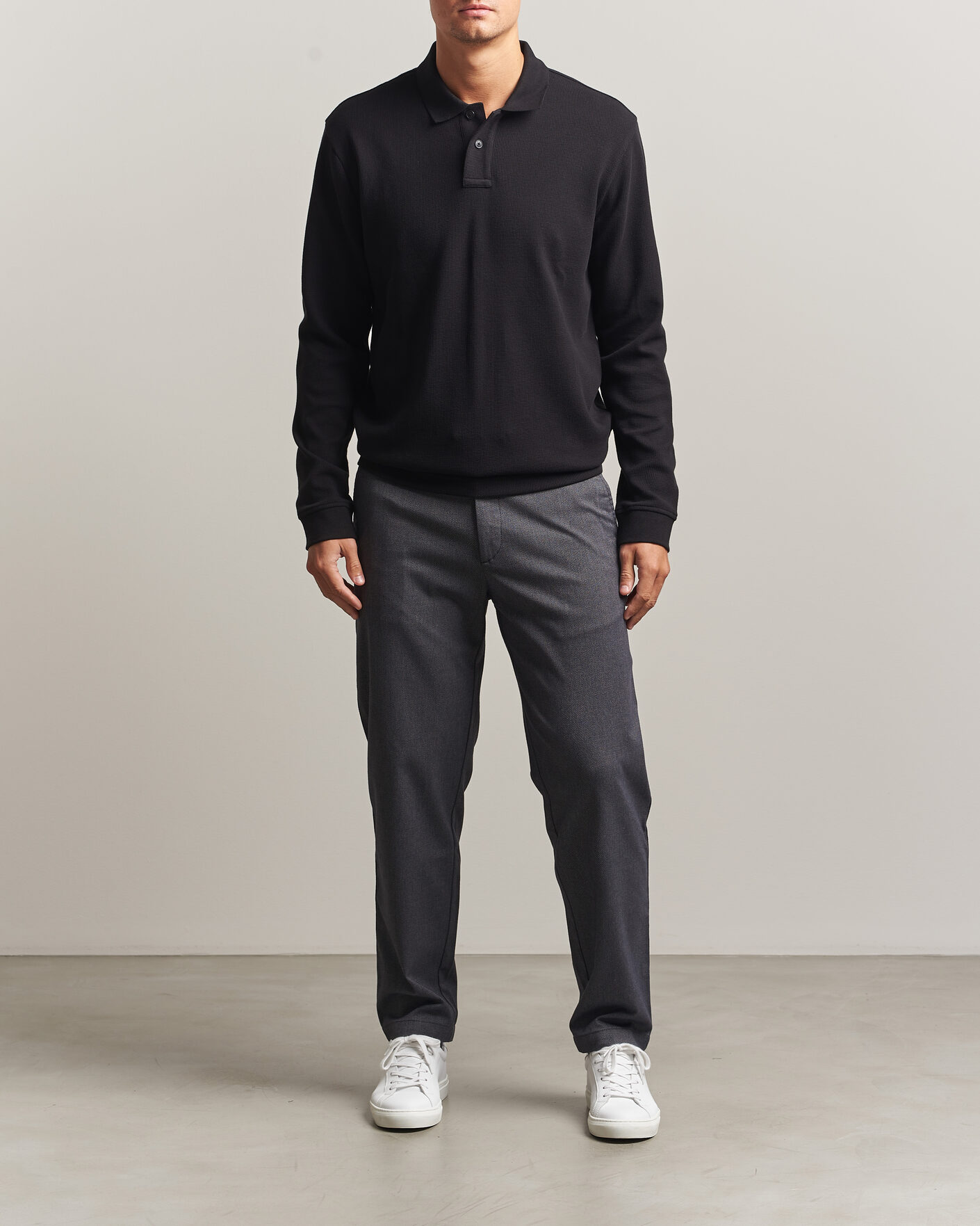 Herren | Hosen | BOSS ORANGE | Tapered Fit Drawstring Chino Dark Grey