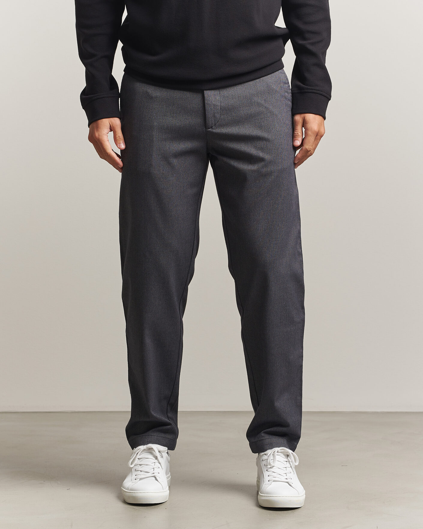 Herren | Hosen | BOSS ORANGE | Tapered Fit Drawstring Chino Dark Grey