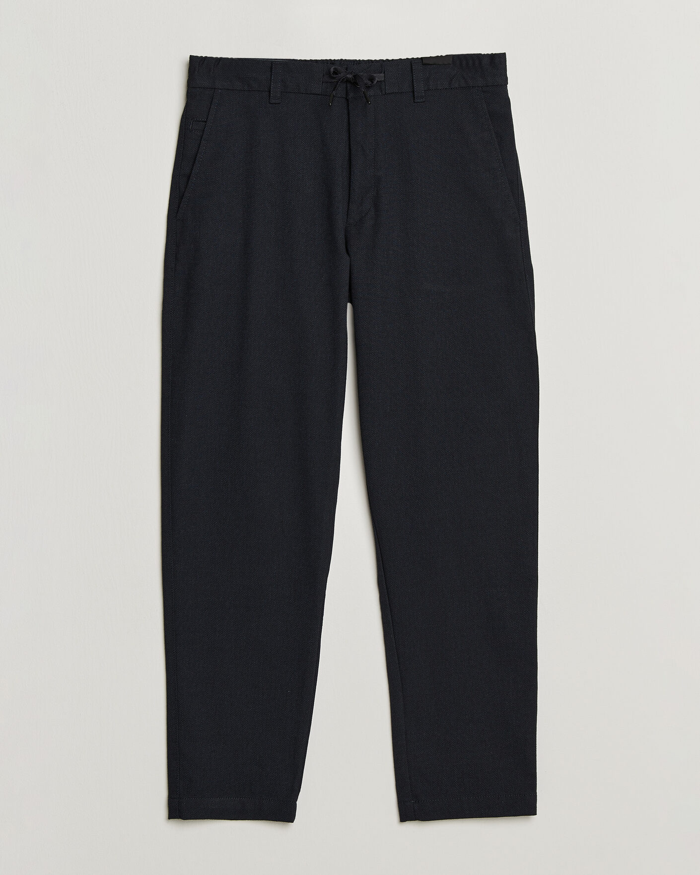 Herren | Hosen | BOSS ORANGE | Tapered Fit Drawstring Chino Dark Blue