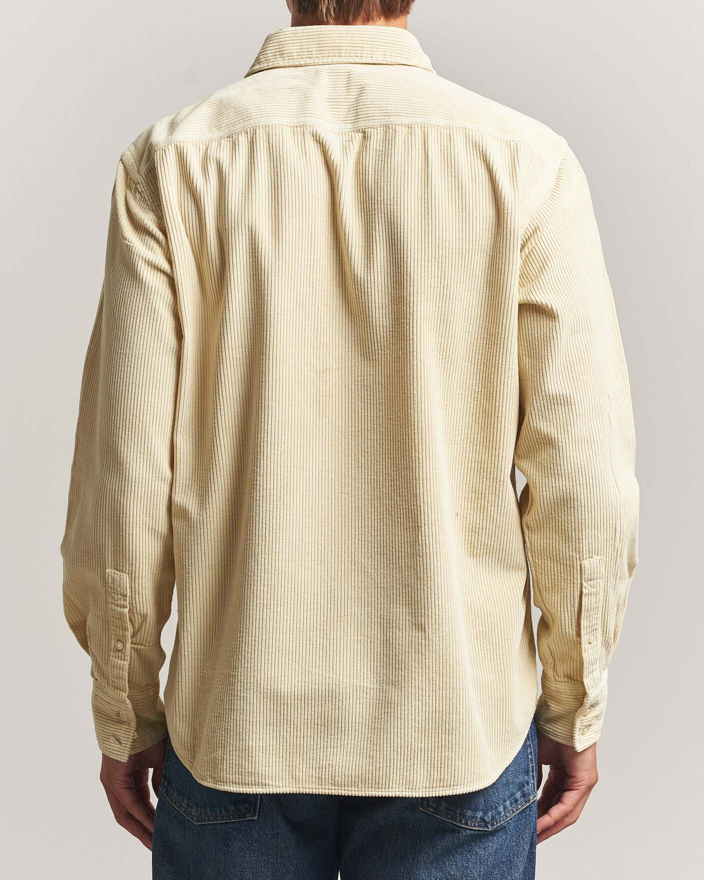 Herren | Hemden | BOSS ORANGE | Relegant Corduroy Shirt Light Beige