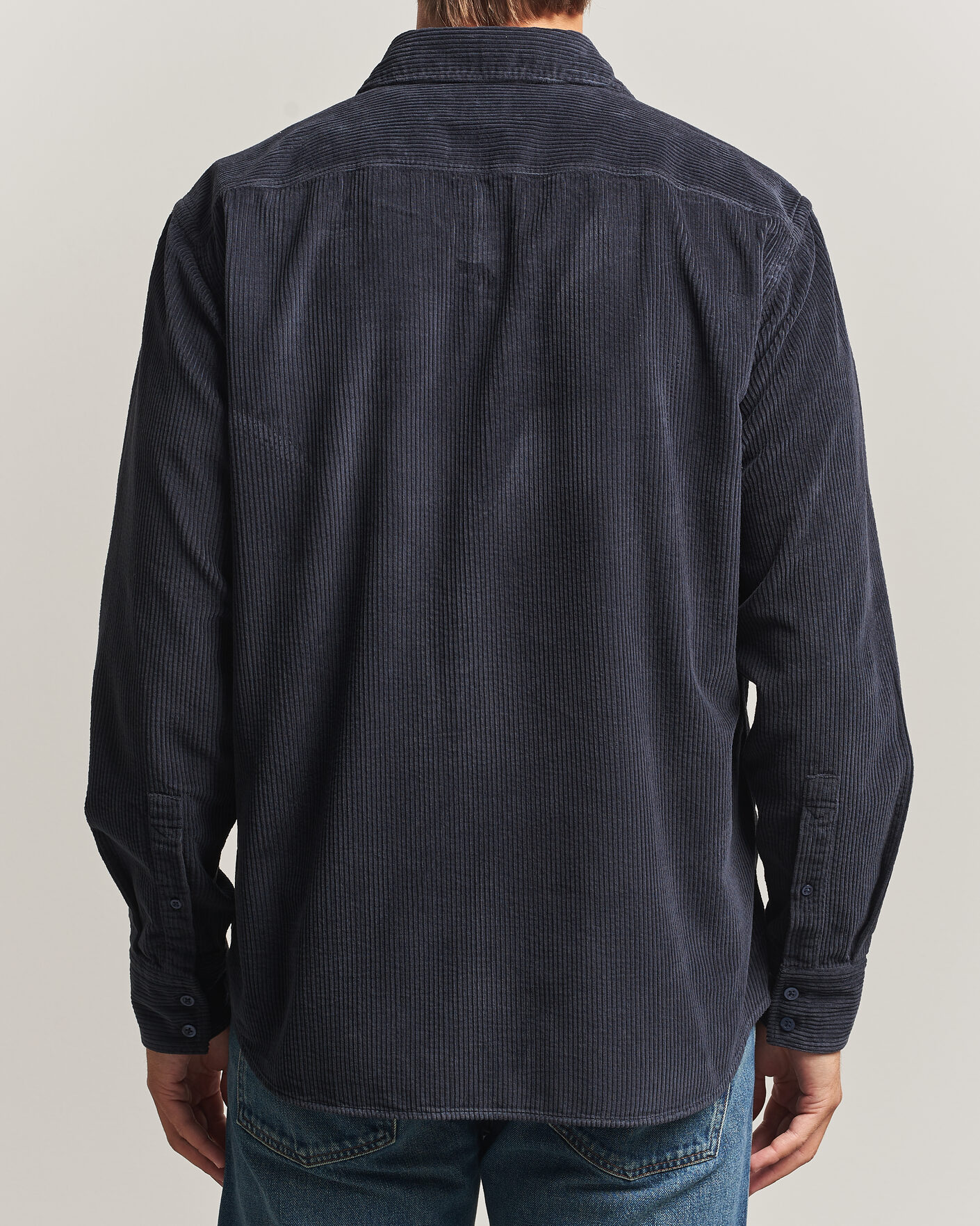 Herren | Hemden | BOSS ORANGE | Relegant Corduroy Shirt Dark Blue