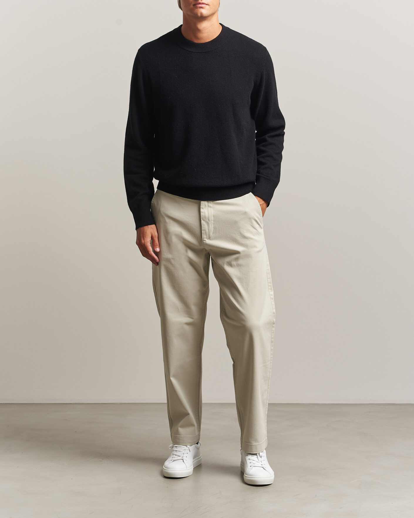Herren | Hosen | BOSS ORANGE | Cotton Chino Light Beige