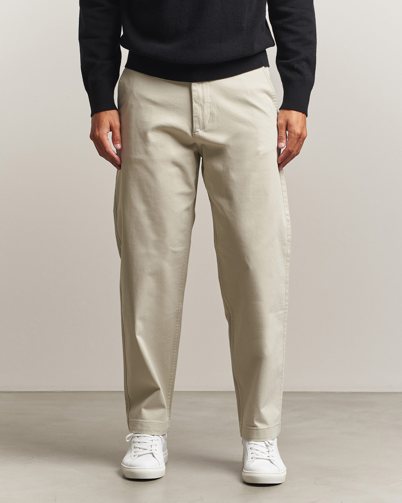 Herren | Hosen | BOSS ORANGE | Cotton Chino Light Beige