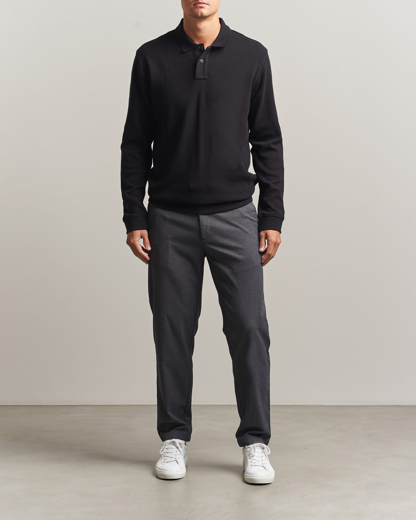 Herren | Pullover | BOSS ORANGE | Petempesto Polo Sweater Black
