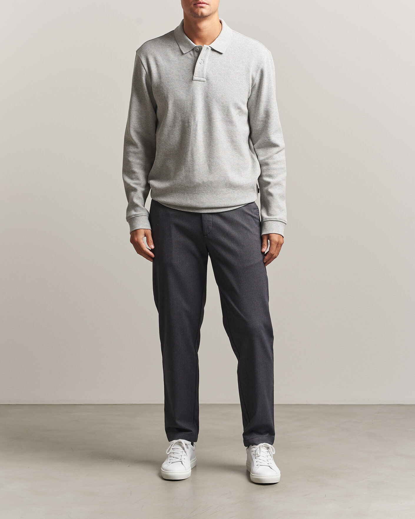 Herren | Pullover | BOSS ORANGE | Petempesto Polo Sweater Open Grey