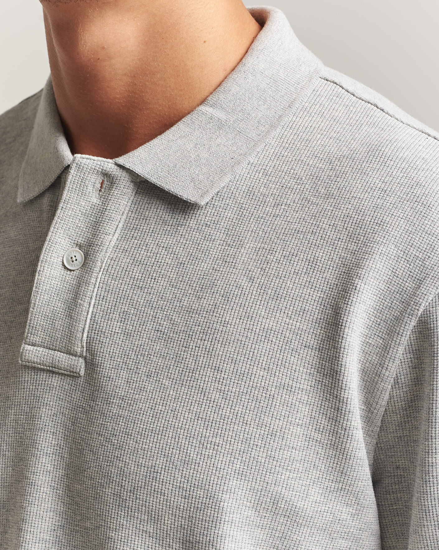 Herren | Pullover | BOSS ORANGE | Petempesto Polo Sweater Open Grey