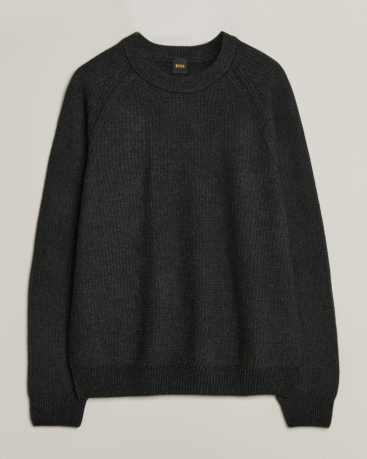 Herren | Pullover | BOSS ORANGE | Kepler Wool Knitted Sweater Black