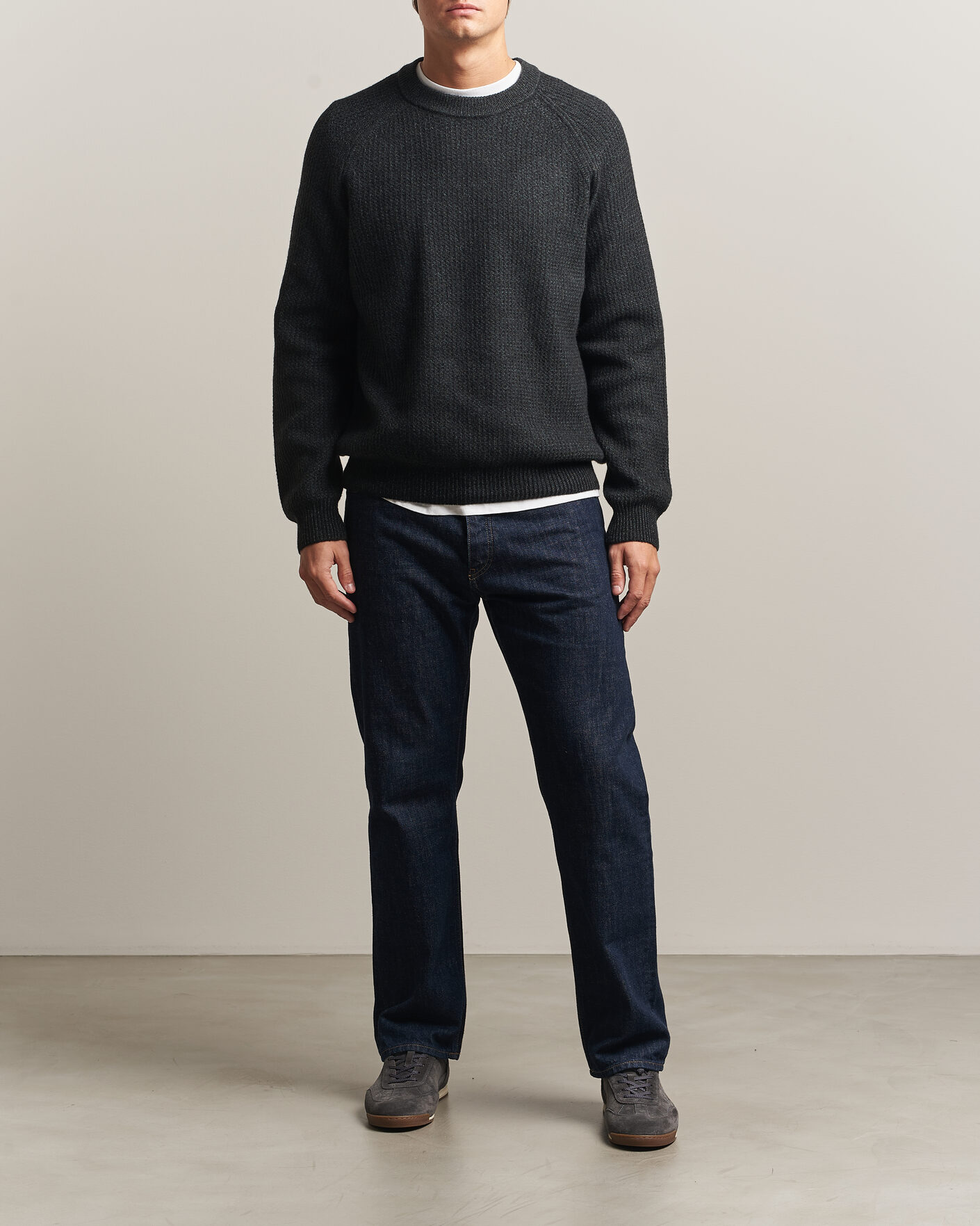 Herren | Pullover | BOSS ORANGE | Kepler Wool Knitted Sweater Black