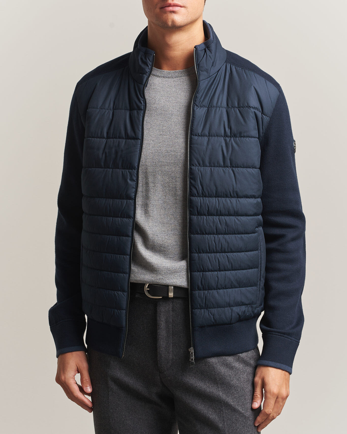 Herren | Jacken | BOSS BLACK | Facente Hybrid Jacket Dark Blue
