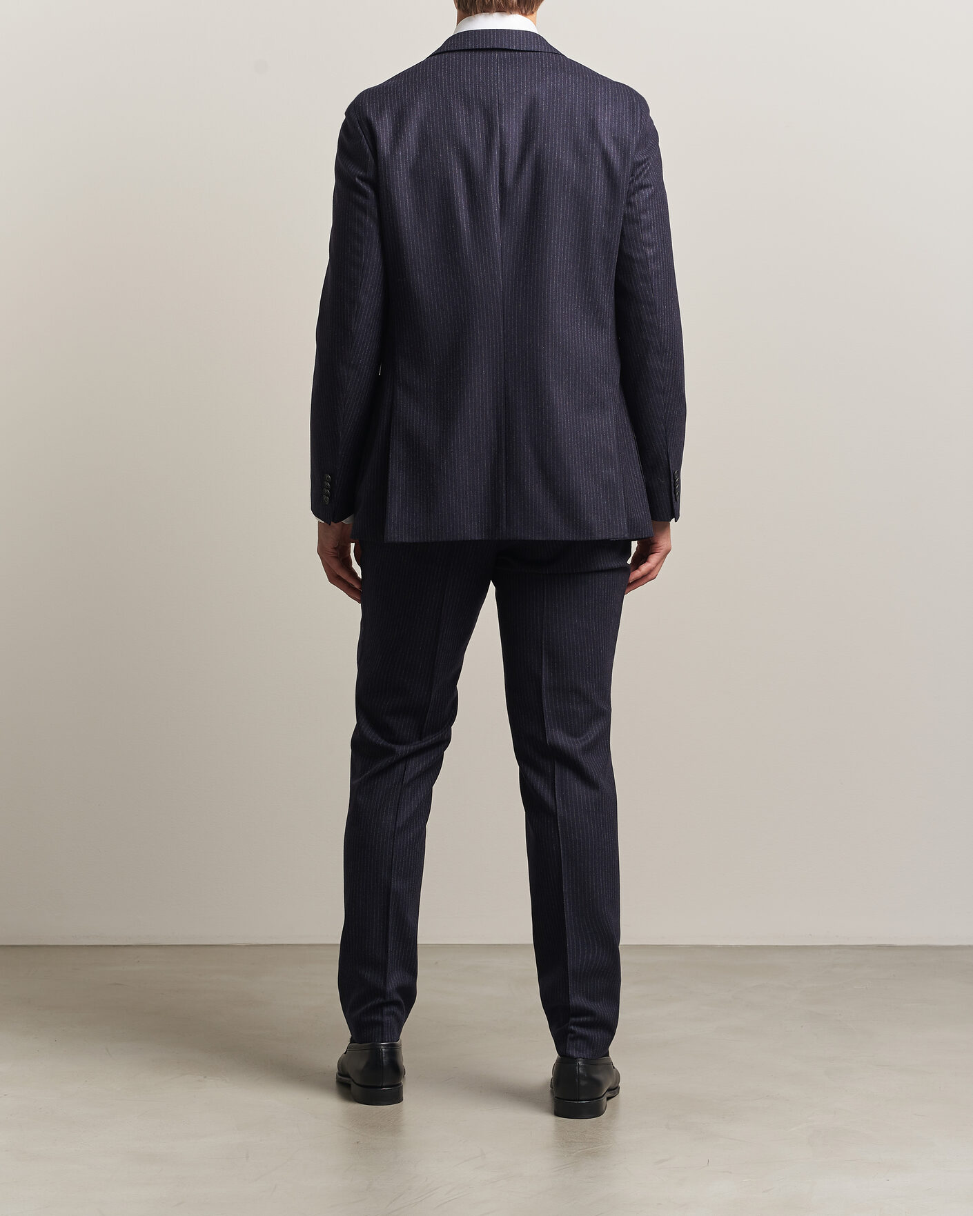 Herren | Anzüge | BOSS BLACK | Huge Wool Pinstriped Suit Dark Blue