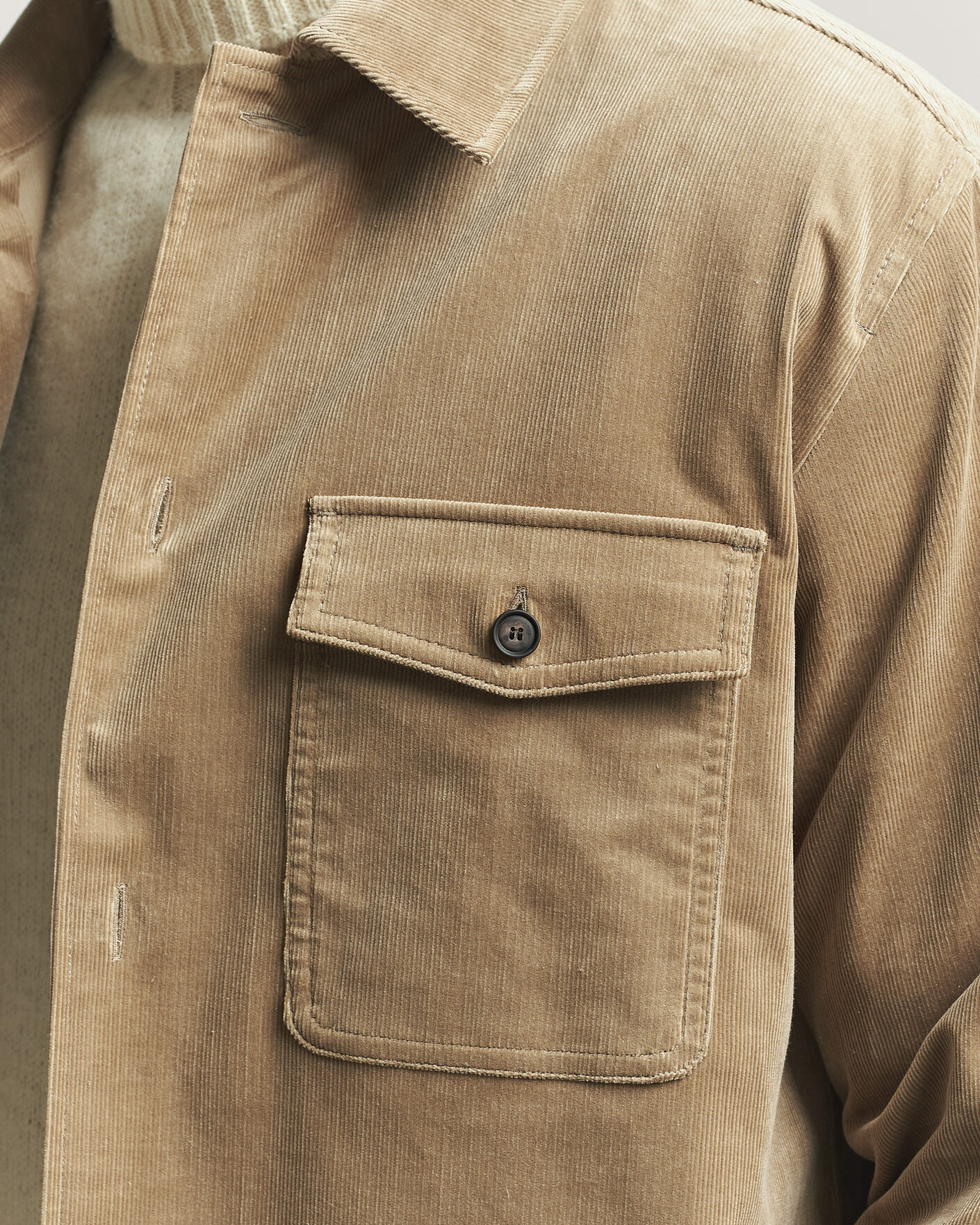 Herren | Hemden | BOSS BLACK | Carper Corduroy Overshirt Open Brown