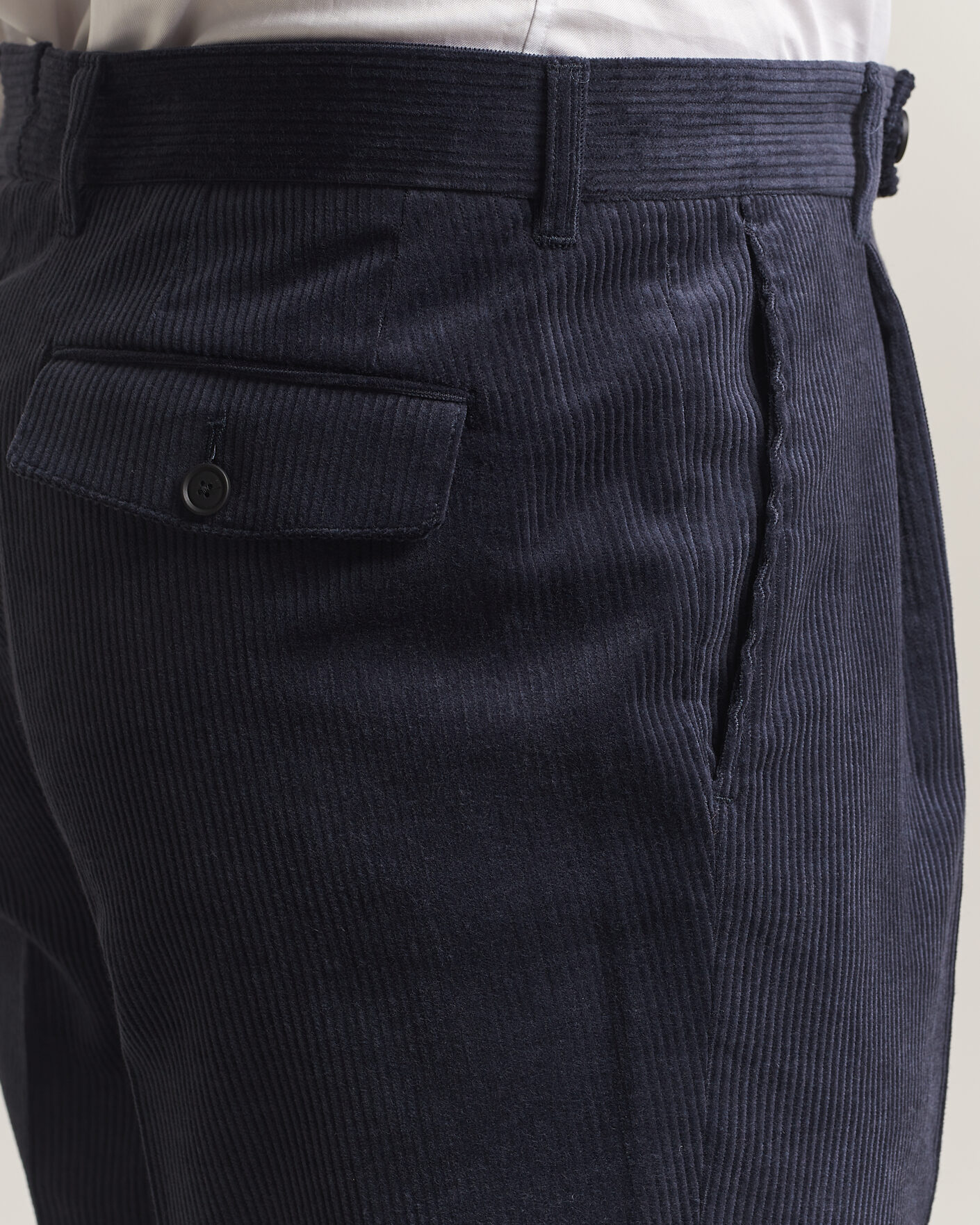 Herren | Hosen | BOSS BLACK | Perino Corduroy Suit Trousers Open Blue