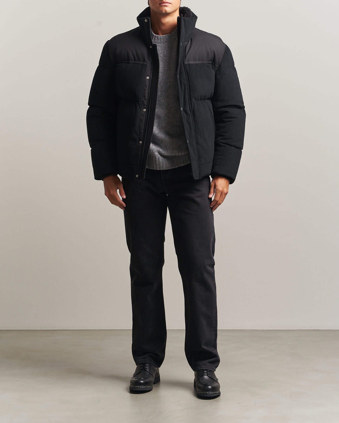 Herren | Jacken | BOSS ORANGE | Ocord Corduroy Jacket Black
