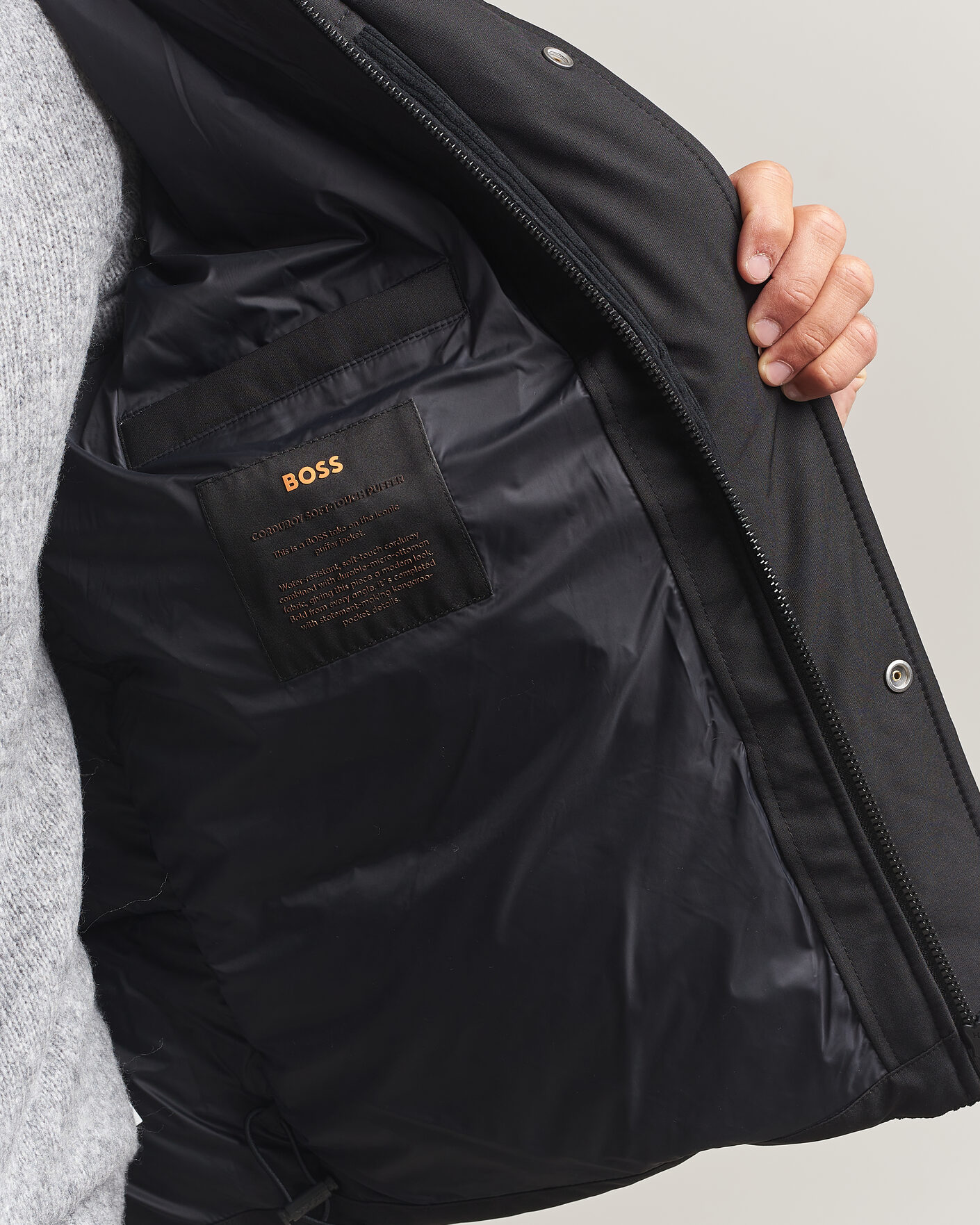 Herren | Jacken | BOSS ORANGE | Ocord Corduroy Jacket Black