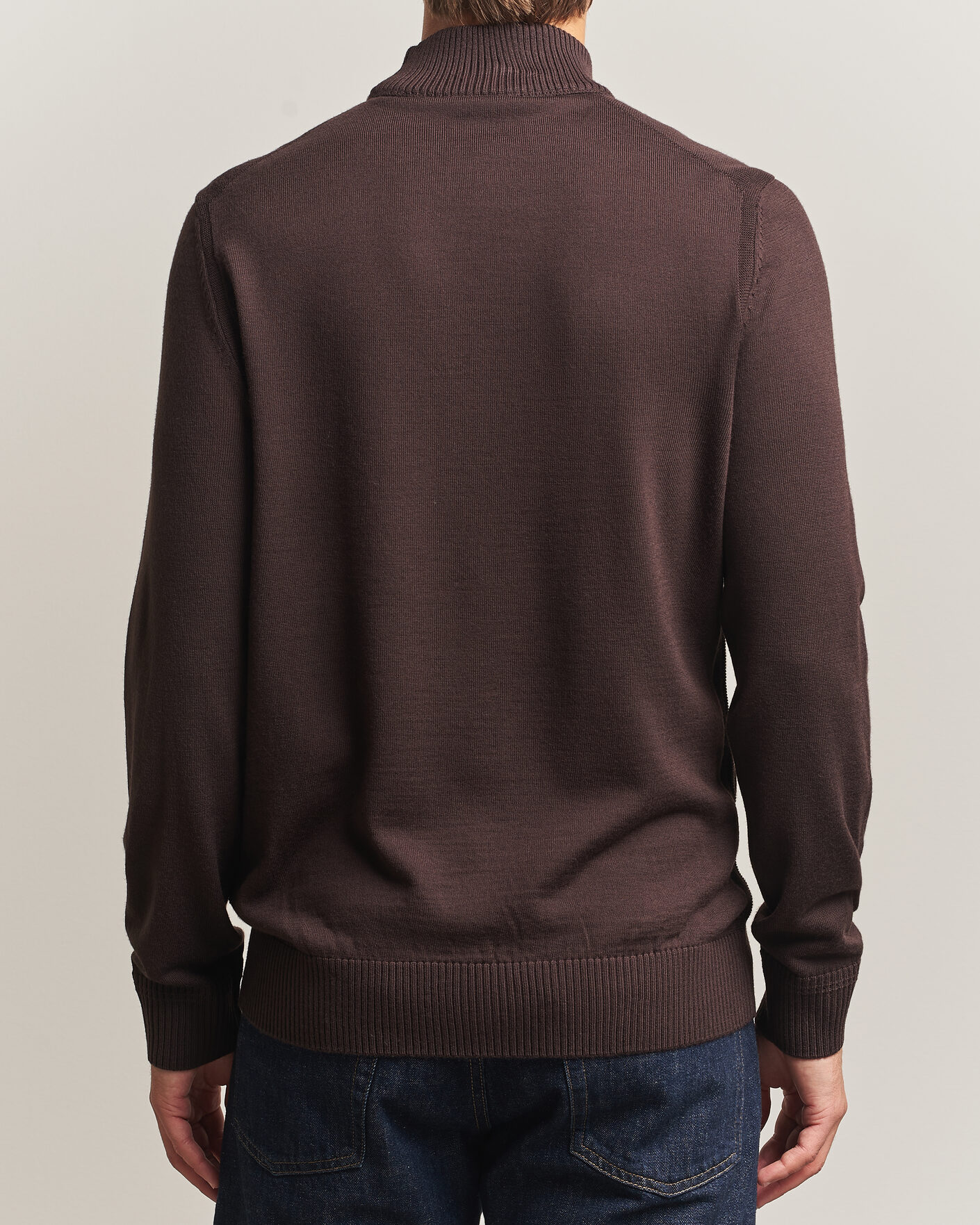 Herren | Pullover | BOSS ORANGE | Avac Knitted Turtleneck Dark Brown