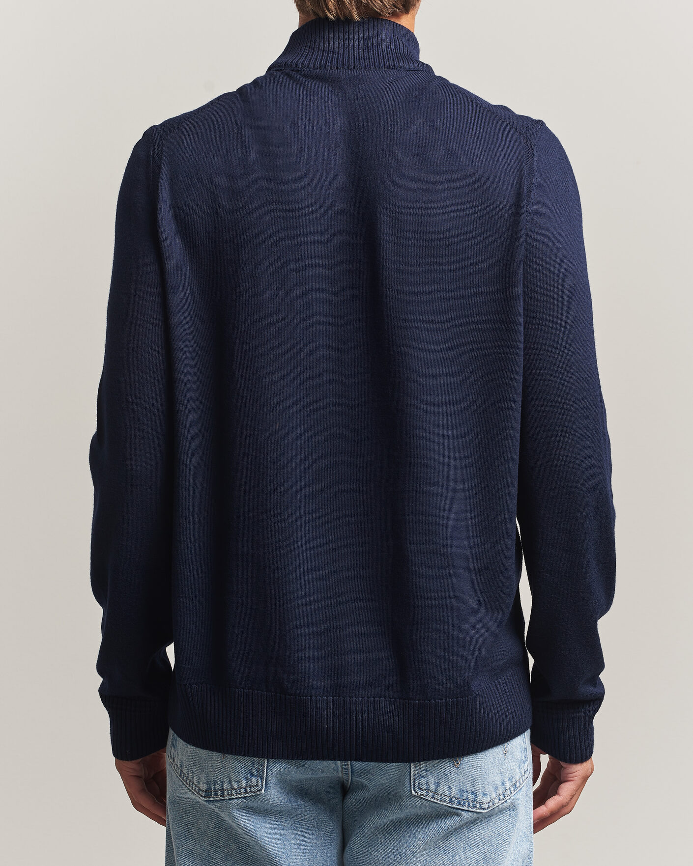 Herren | Pullover | BOSS ORANGE | Avac Knitted Turtleneck Dark Blue
