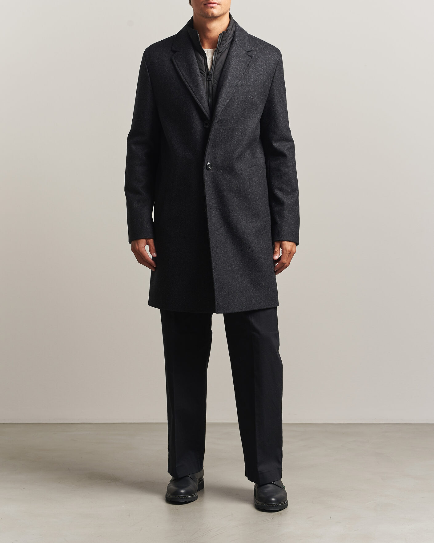 Herren | Jacken | HUGO | Milogan Bib Coat Black