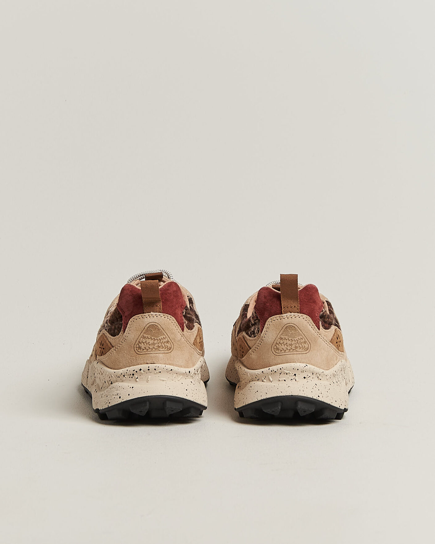 Herren | Sneaker | Flower Mountain | Yamano 3 Suede/Wool Check Sneaker Brown