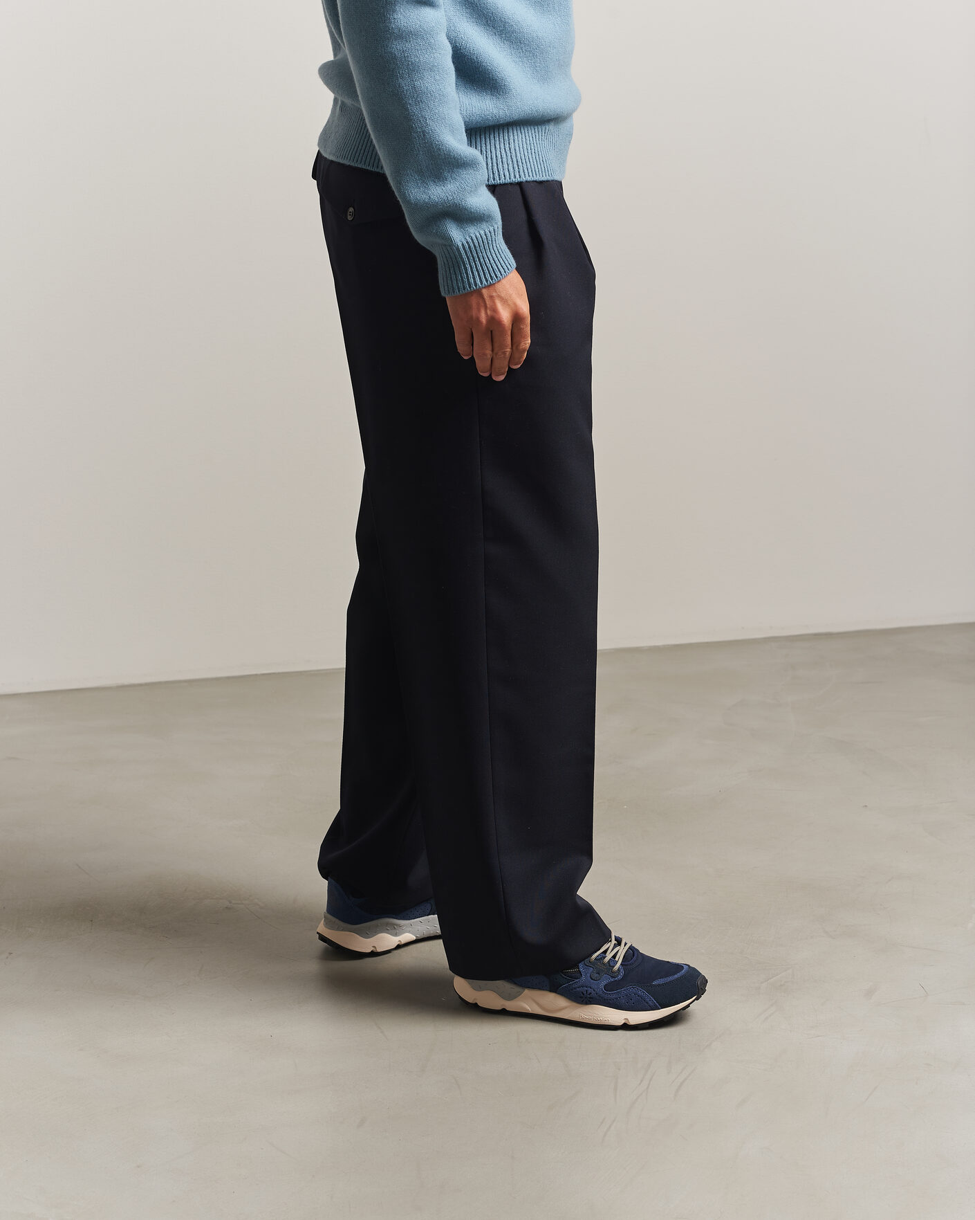 Herren | Sneaker | Flower Mountain | Yamano 3 Cow Velour Sneaker Blue
