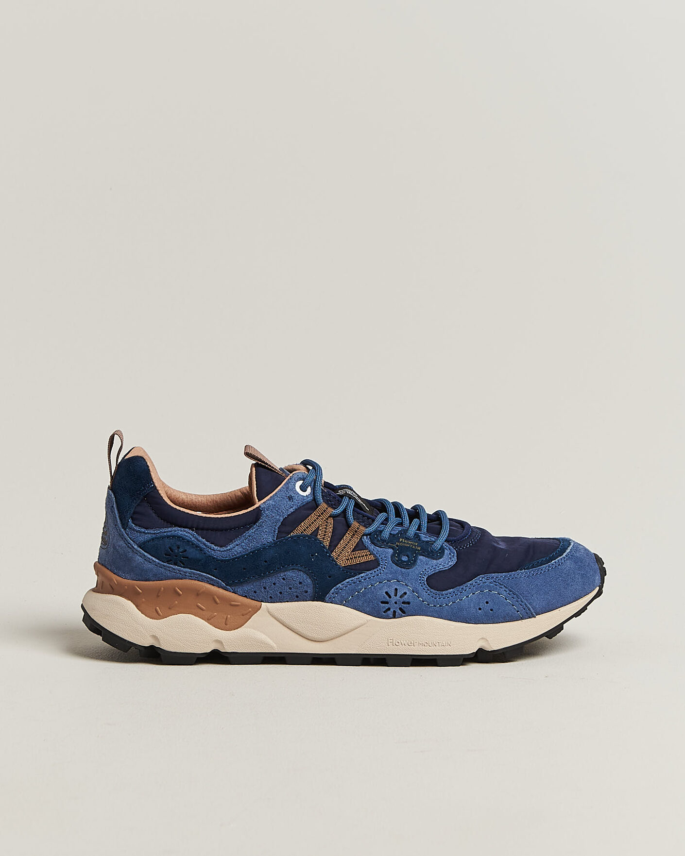 Herren | Sneaker | Flower Mountain | Yamano 3 Suede/Nylon Sneaker Navy/Blue