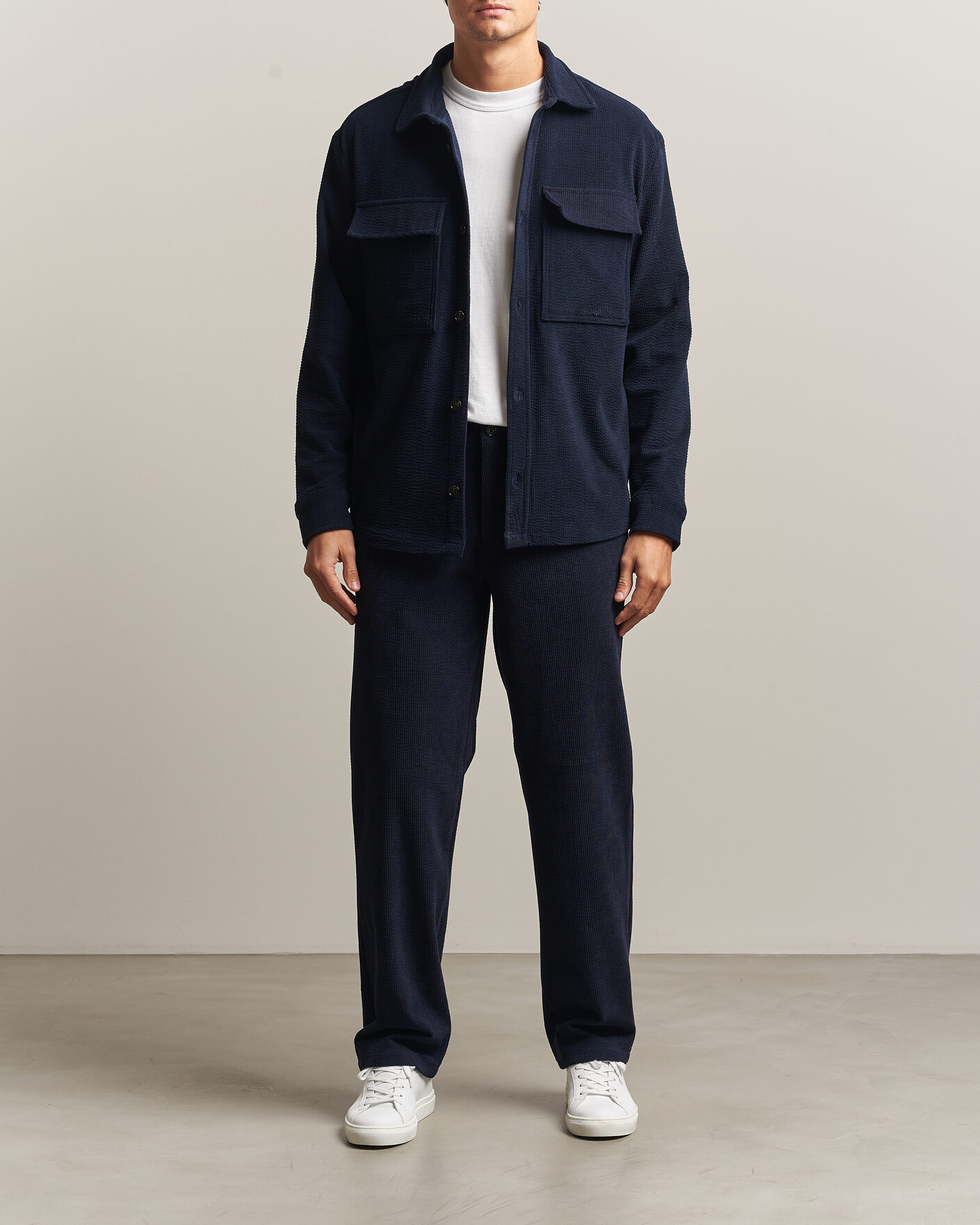Herren | Hosen | J.Lindeberg | Logan Drape Cord Pants JL Navy
