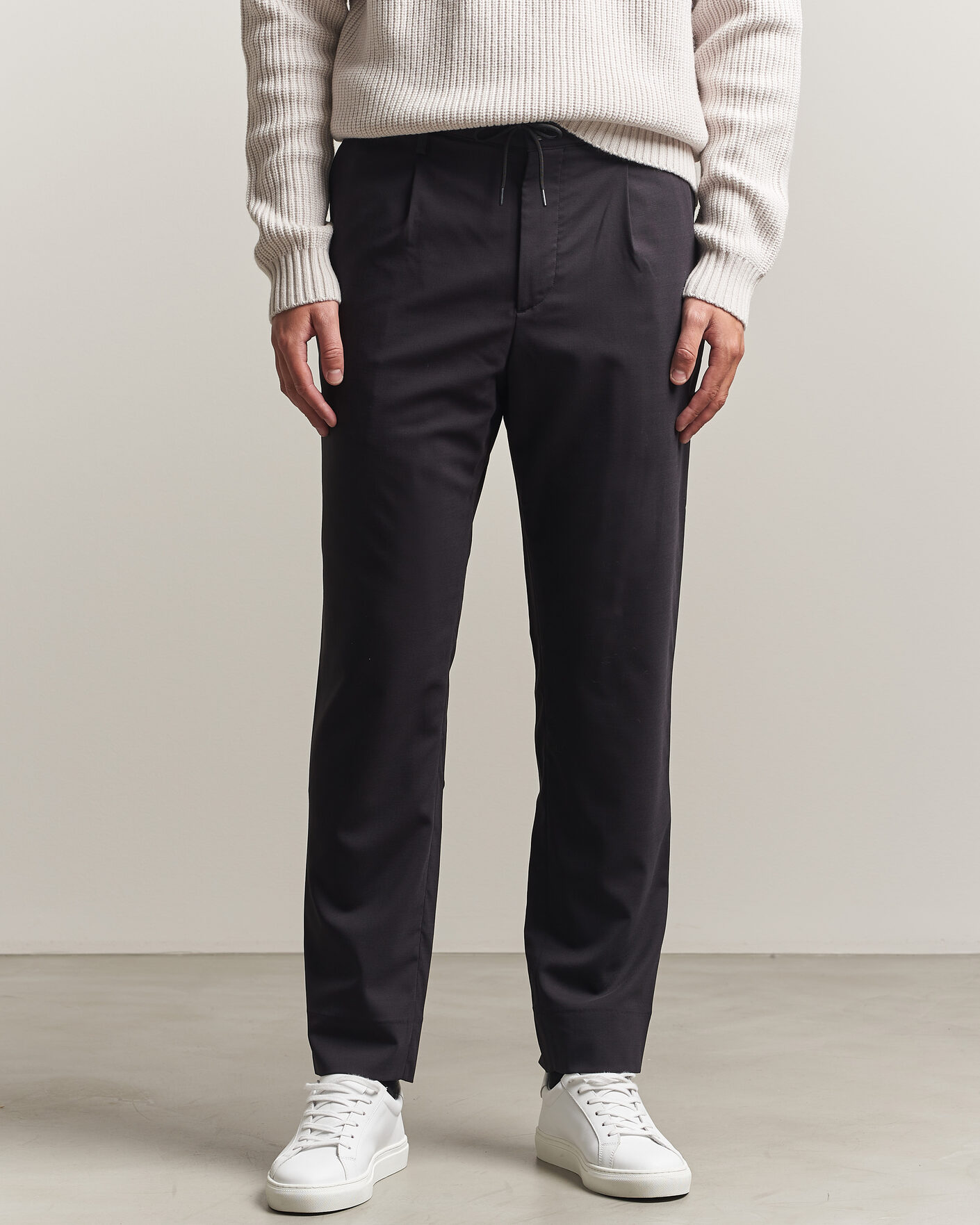 Herren | Hosen | J.Lindeberg | Harris Stretch Wool Pants Black