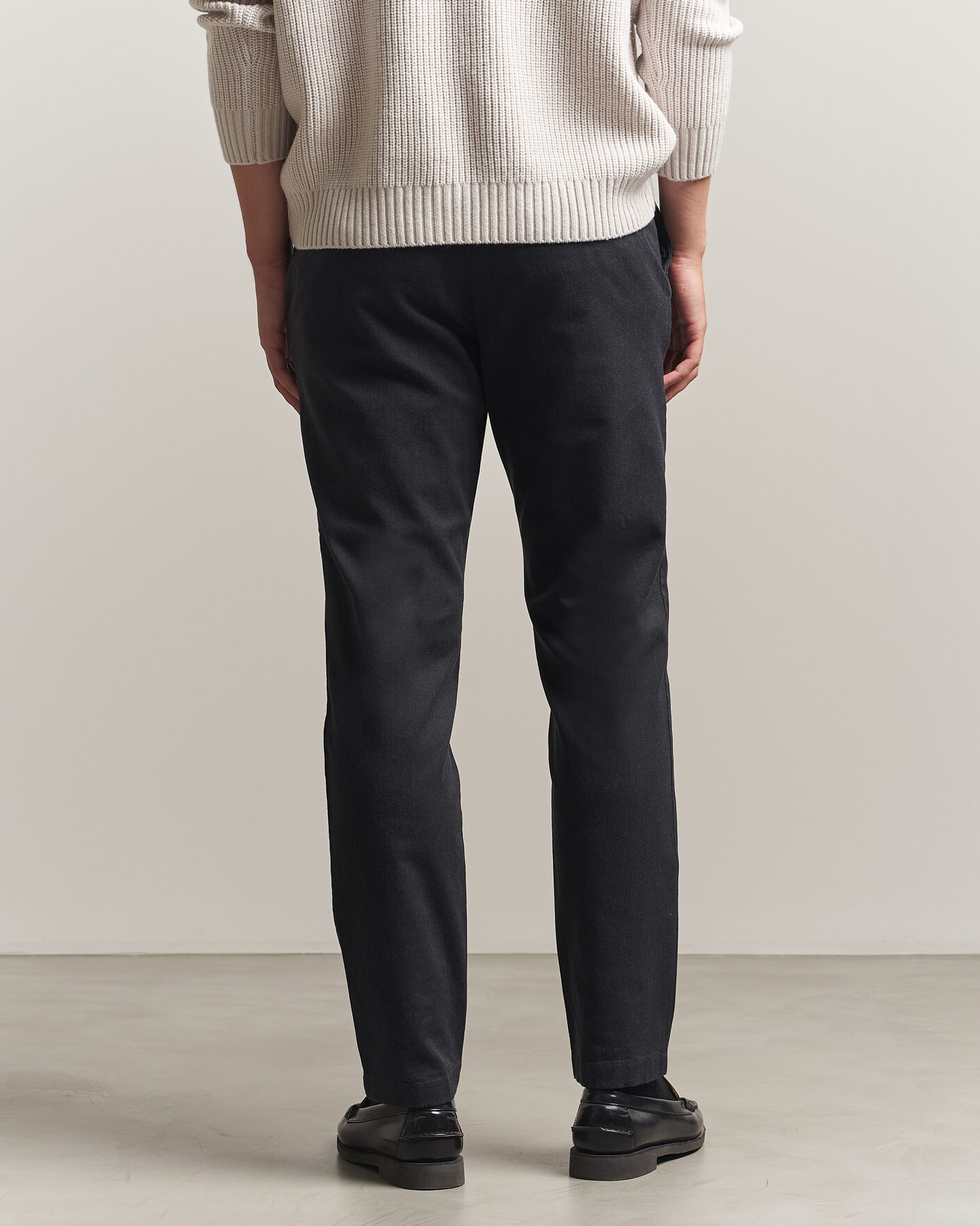 Herren | Hosen | J.Lindeberg | Chase Stretch Flannel Trousers Dark Grey