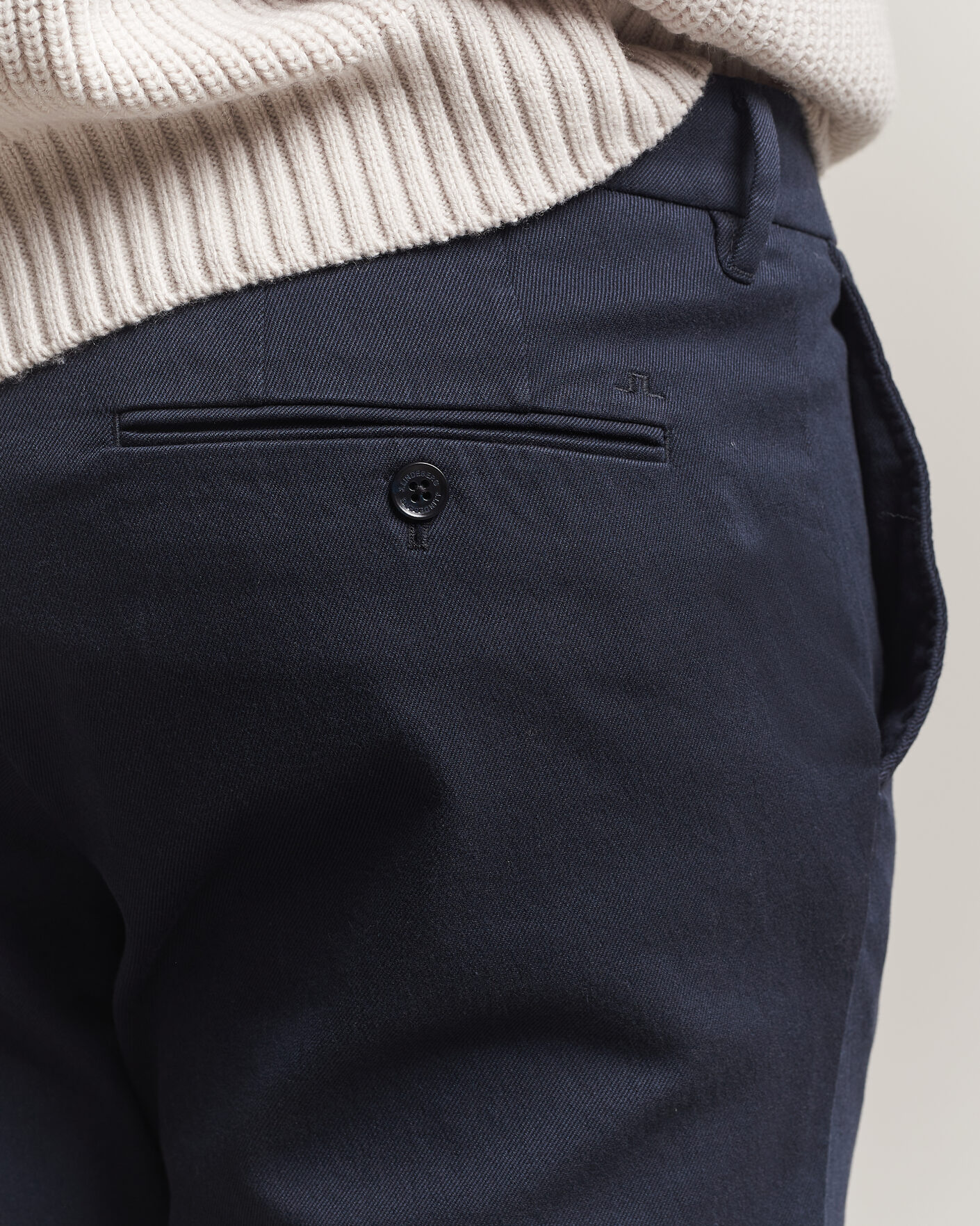 Herren | Hosen | J.Lindeberg | Chase Stretch Flannel Trousers JL Navy