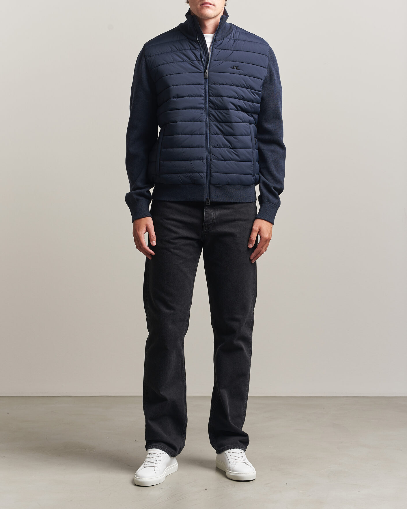 Herren | Jacken | J.Lindeberg | Boen Hybrid Jacket JL Navy