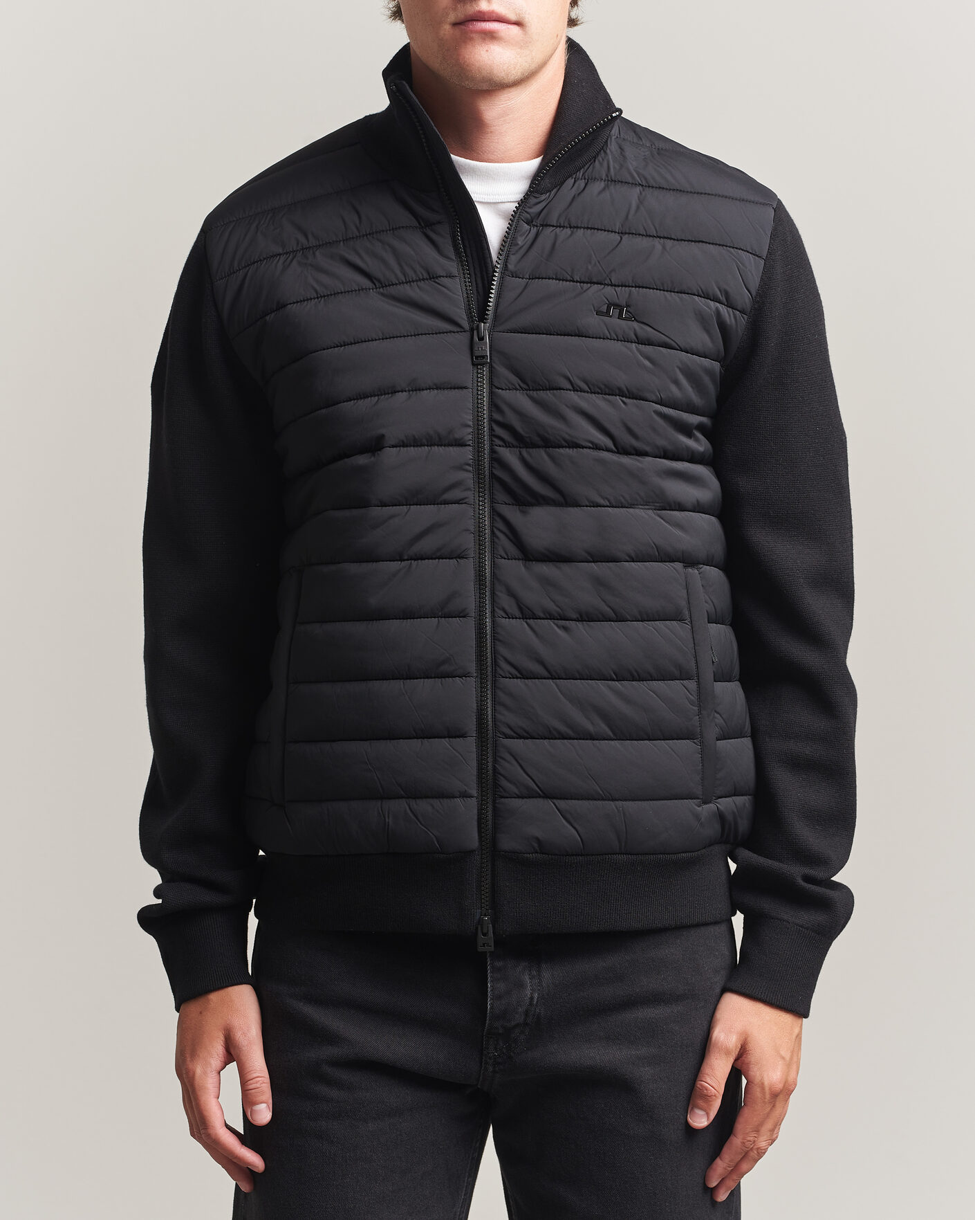 Herren | Jacken | J.Lindeberg | Boen Hybrid Jacket Black