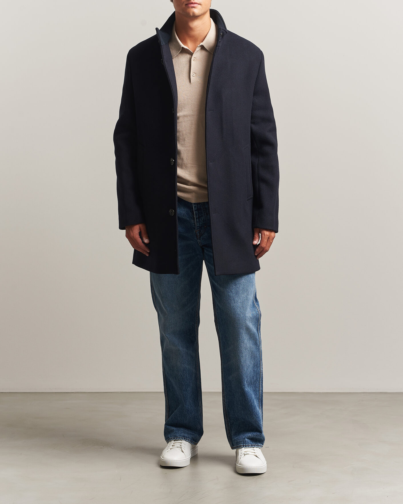 Herren | Jacken | J.Lindeberg | Lexon Wool Coat JL Navy